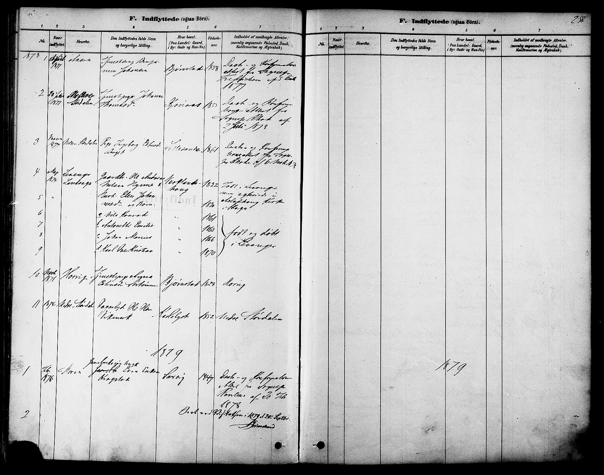 Ministerialprotokoller, klokkerbøker og fødselsregistre - Sør-Trøndelag, SAT/A-1456/616/L0410: Parish register (official) no. 616A07, 1878-1893, p. 258