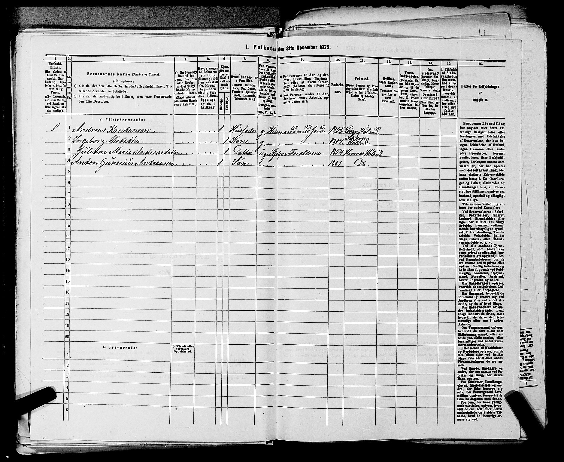 RA, 1875 census for 0221P Høland, 1875, p. 1473
