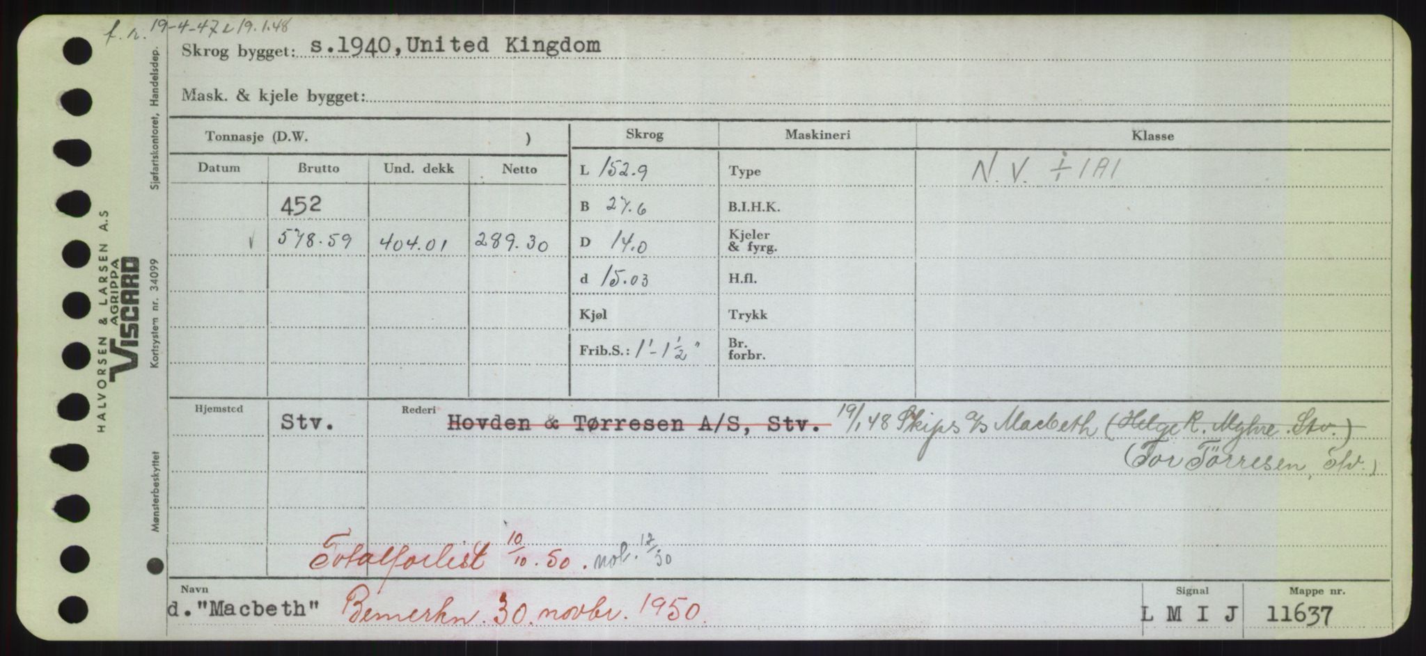 Sjøfartsdirektoratet med forløpere, Skipsmålingen, AV/RA-S-1627/H/Hd/L0024: Fartøy, M-Mim, p. 51