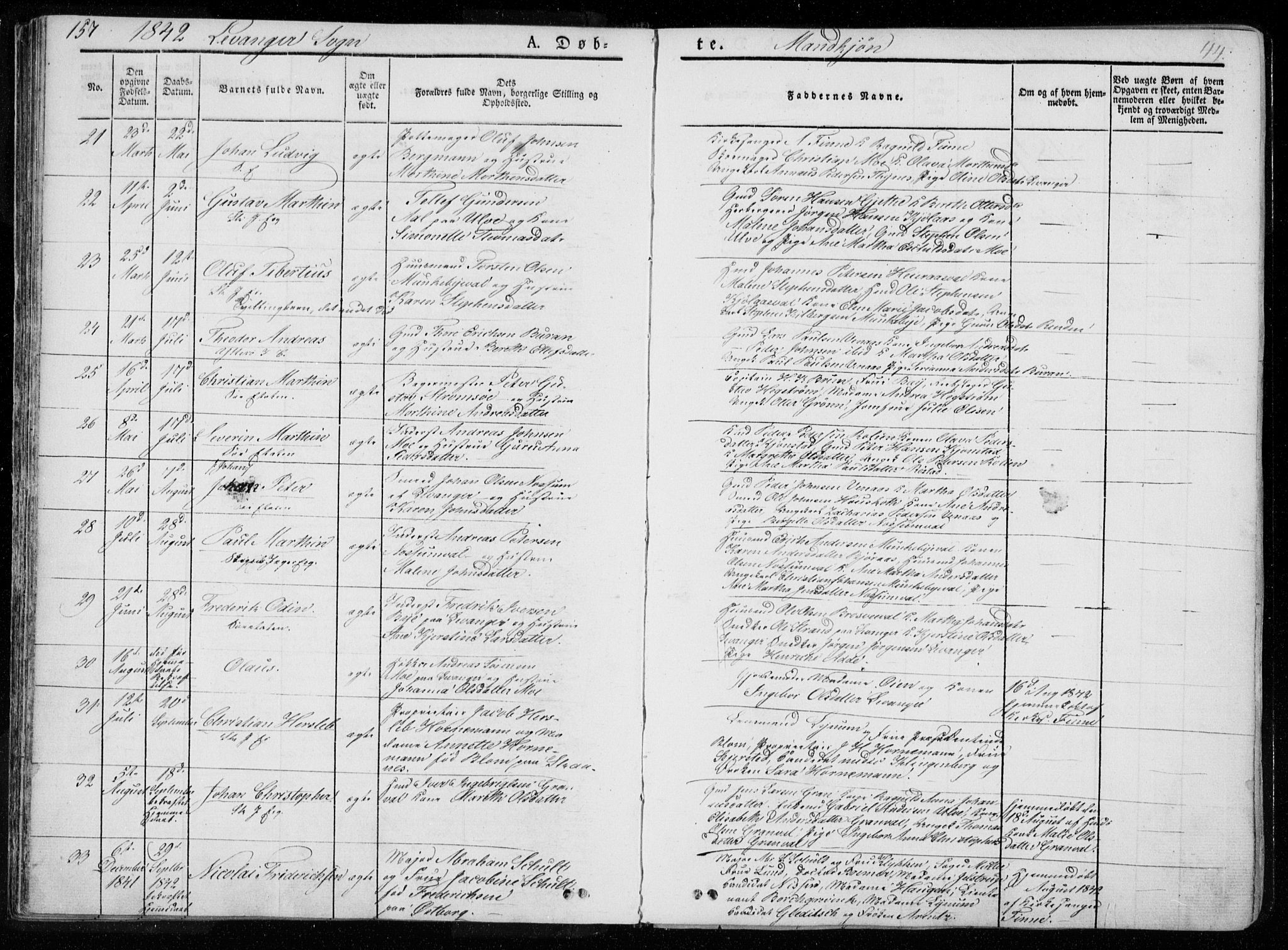 Ministerialprotokoller, klokkerbøker og fødselsregistre - Nord-Trøndelag, SAT/A-1458/720/L0183: Parish register (official) no. 720A01, 1836-1855, p. 44