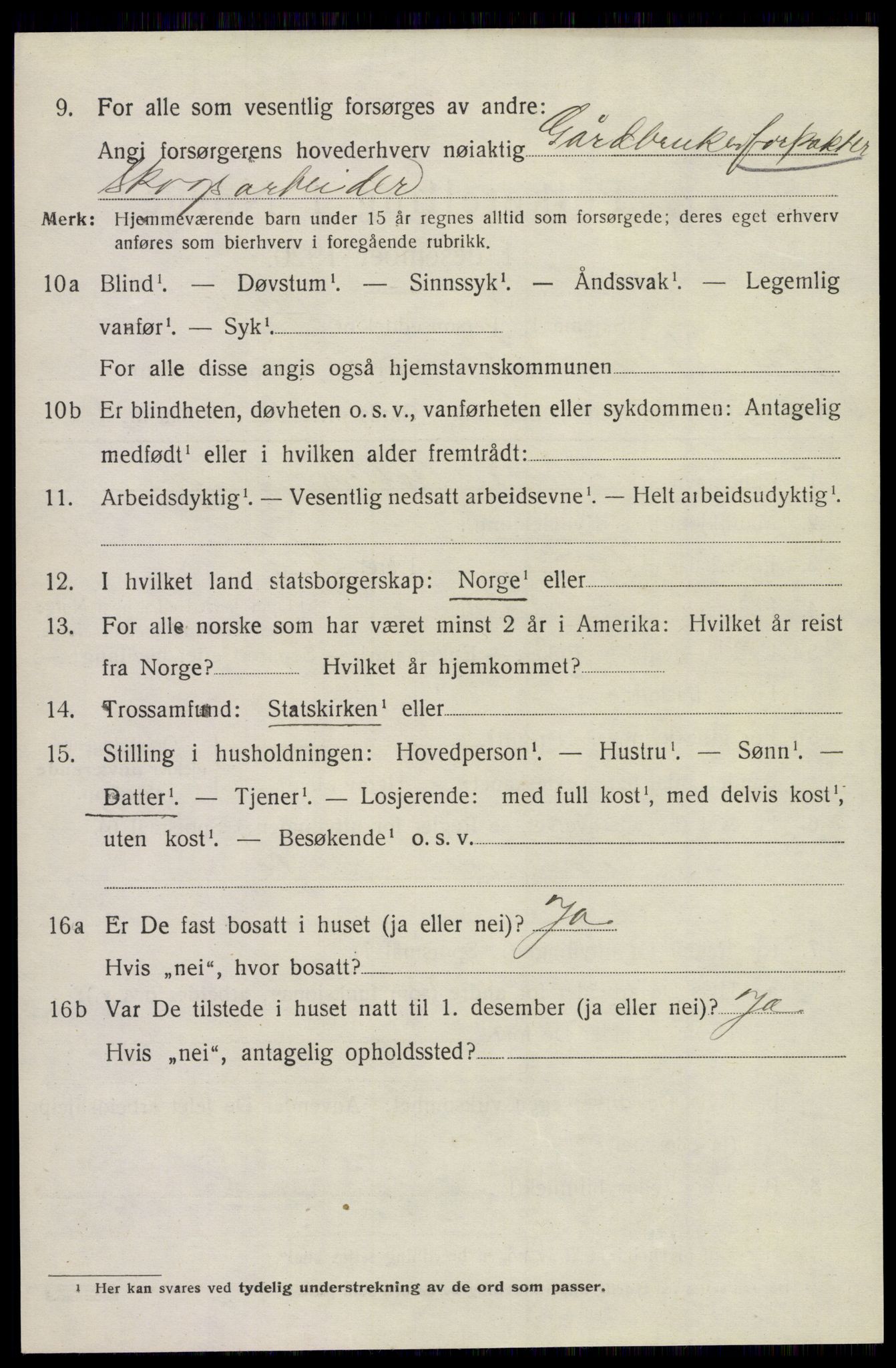 SAKO, 1920 census for Holla, 1920, p. 5526