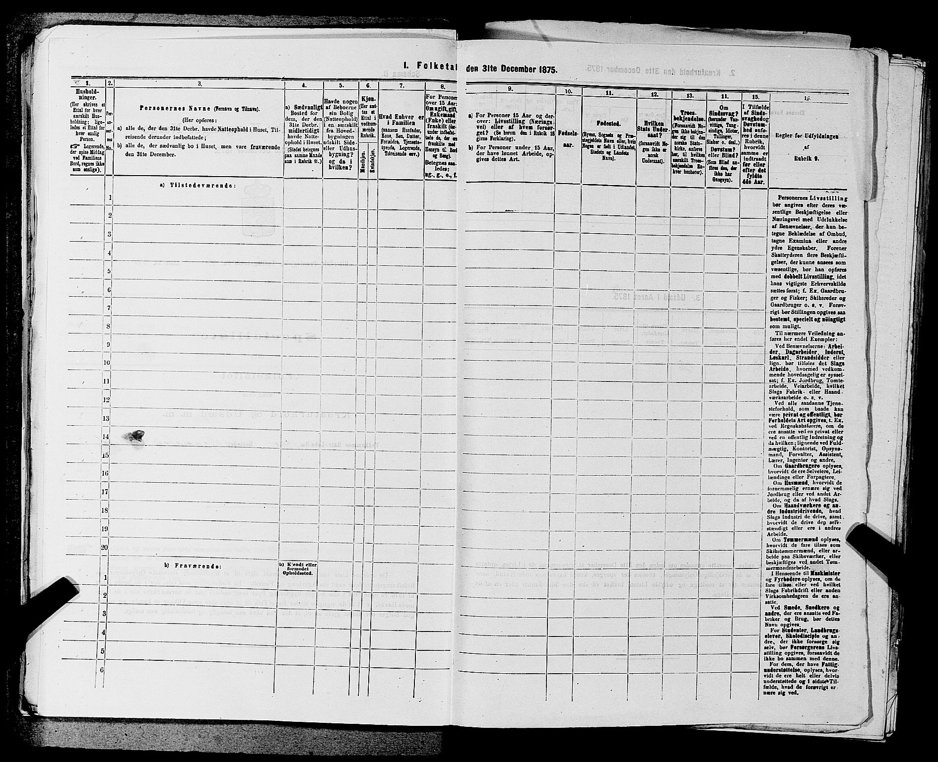 SAKO, 1875 census for 0823P Heddal, 1875, p. 1003