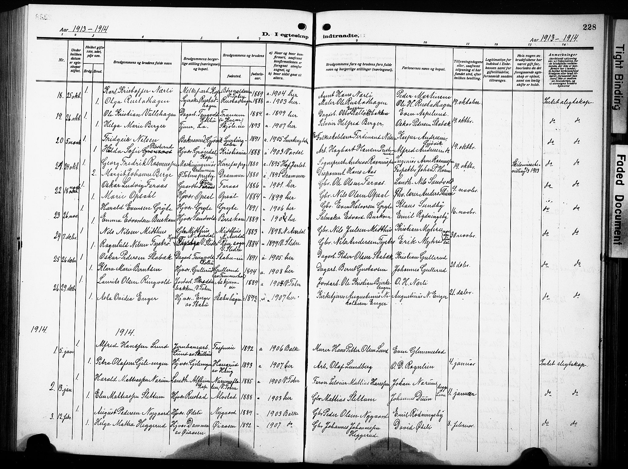 Østre Toten prestekontor, AV/SAH-PREST-104/H/Ha/Hab/L0010: Parish register (copy) no. 10, 1912-1933, p. 228