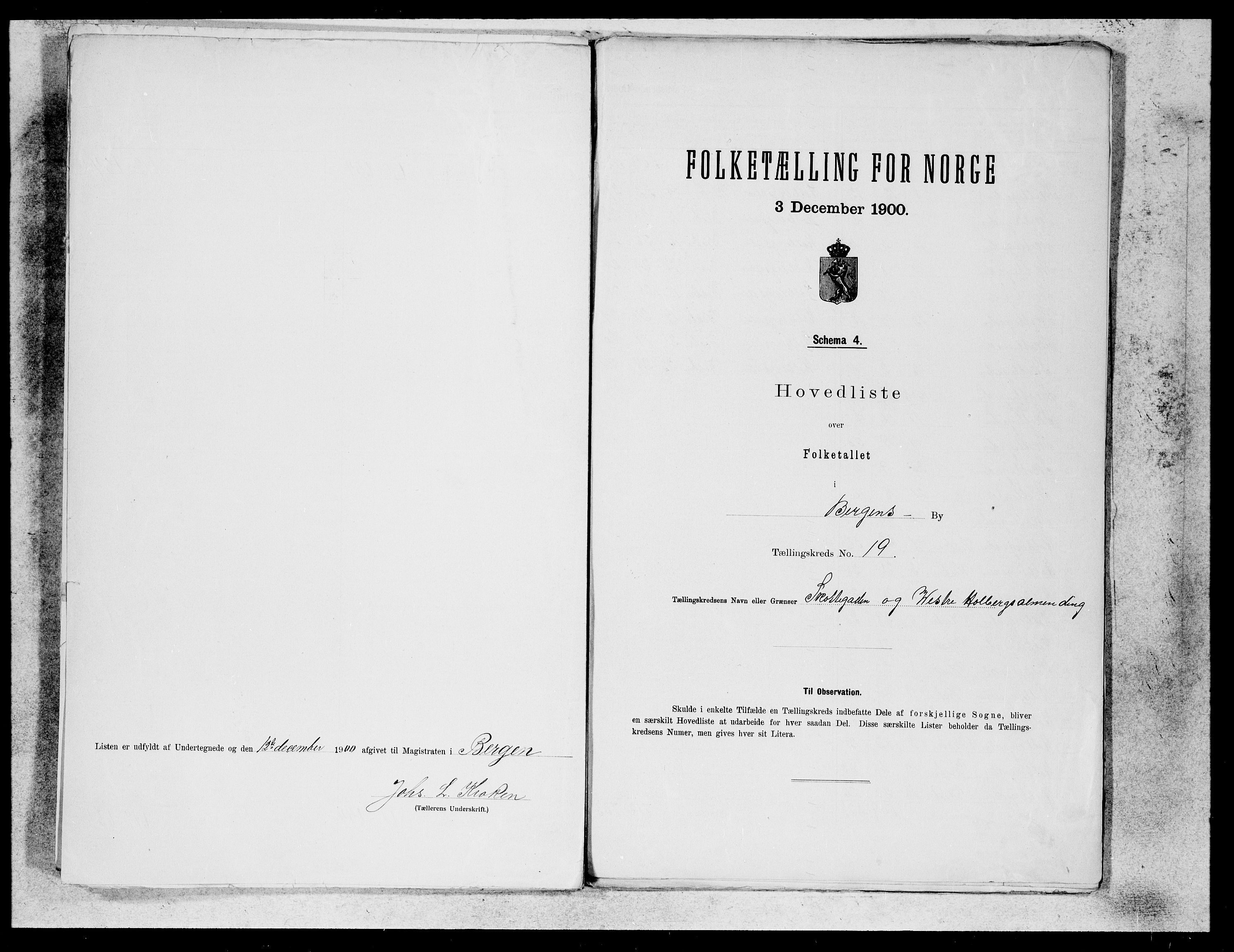 SAB, 1900 census for Bergen, 1900, p. 37