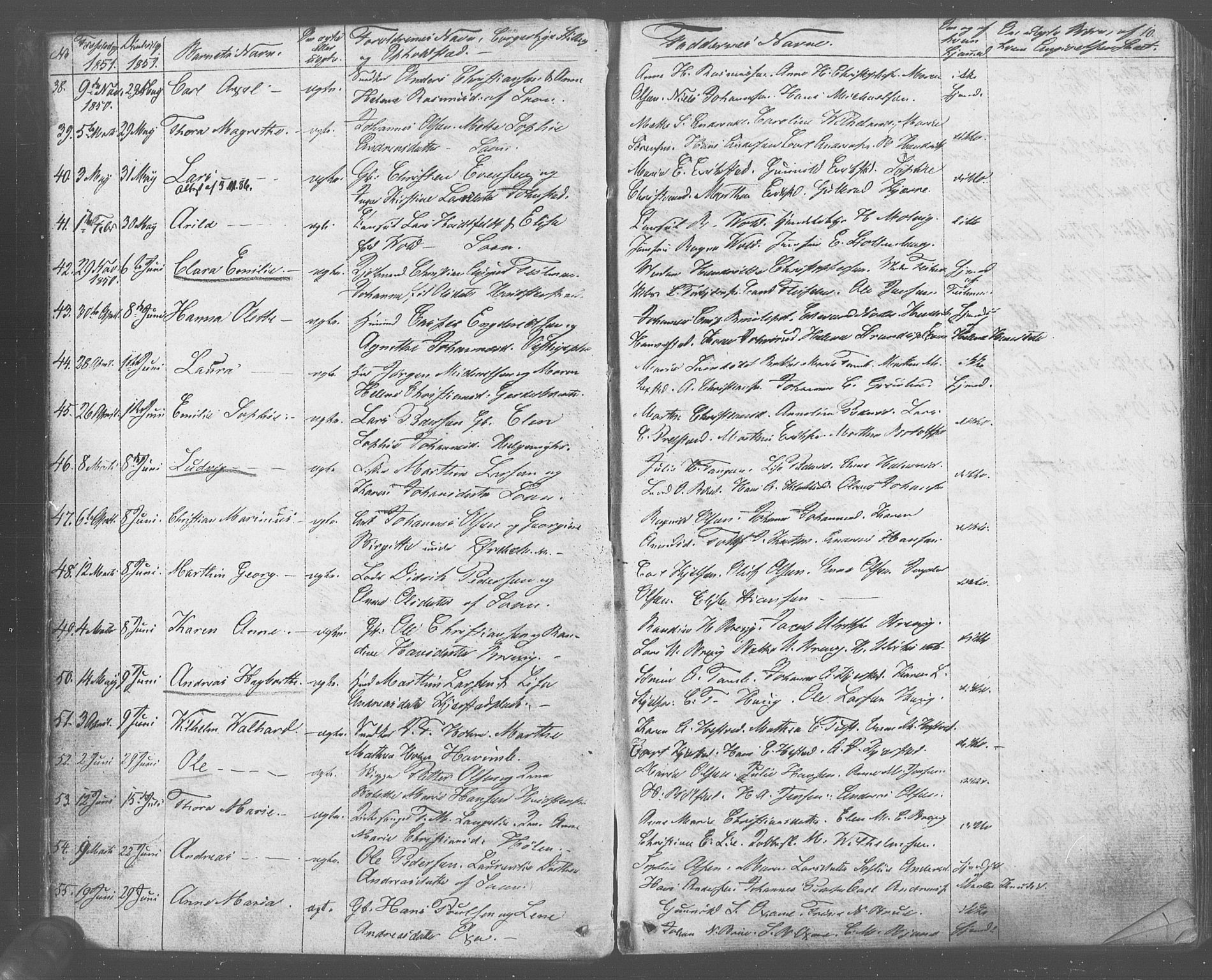 Vestby prestekontor Kirkebøker, SAO/A-10893/F/Fa/L0007: Parish register (official) no. I 7, 1850-1862, p. 10