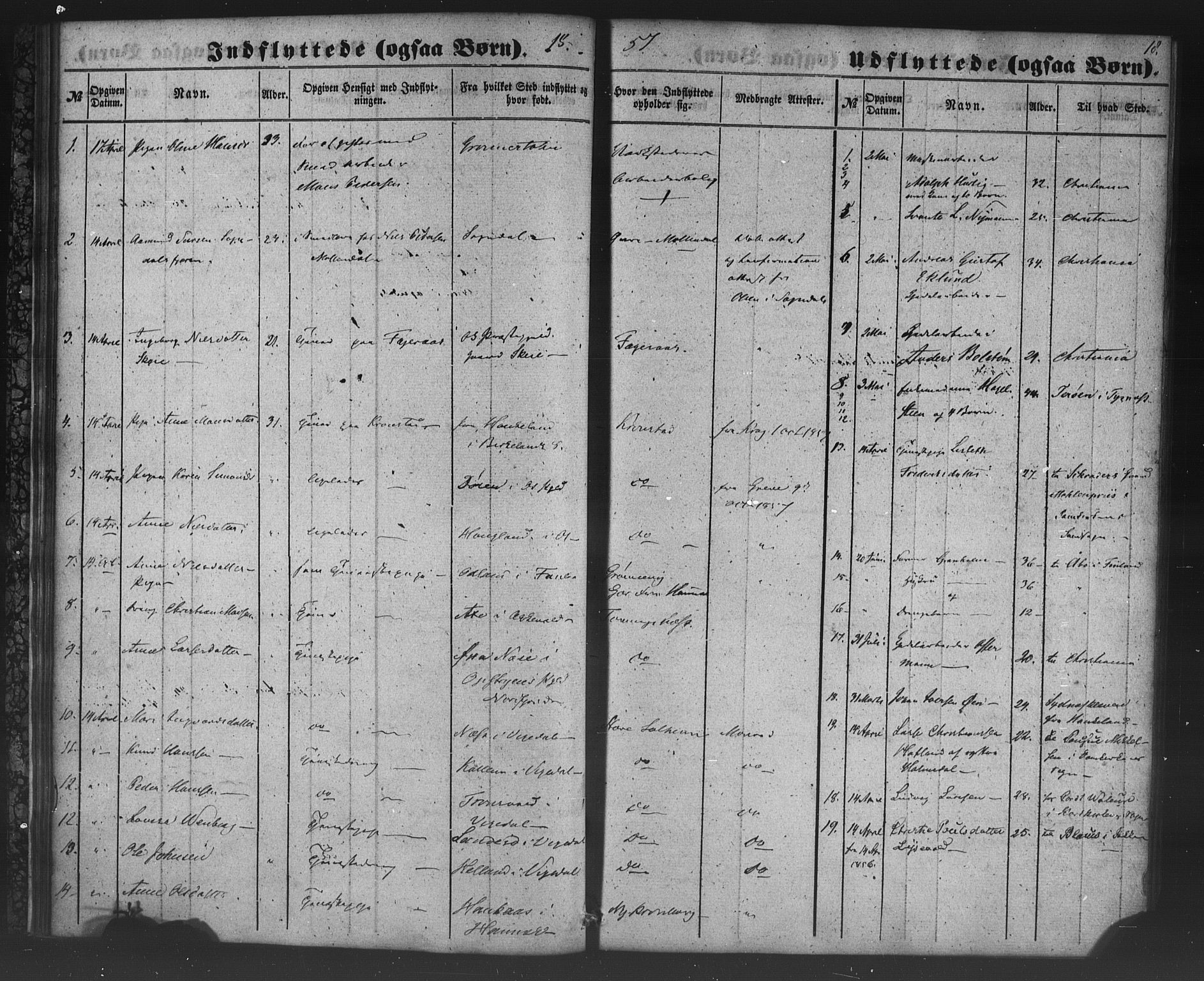 St. Jørgens hospital og Årstad sokneprestembete, SAB/A-99934: Parish register (official) no. A 12, 1856-1874, p. 18