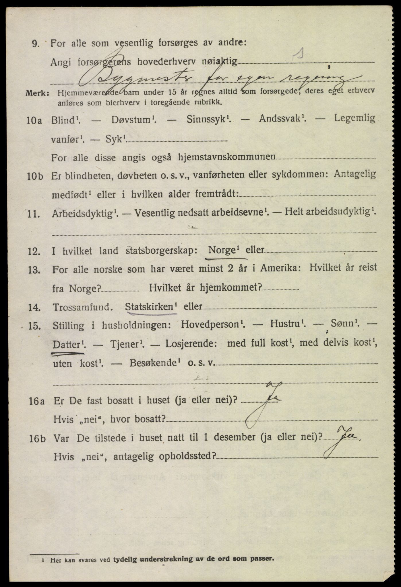 SAH, 1920 census for Sør-Aurdal, 1920, p. 2892