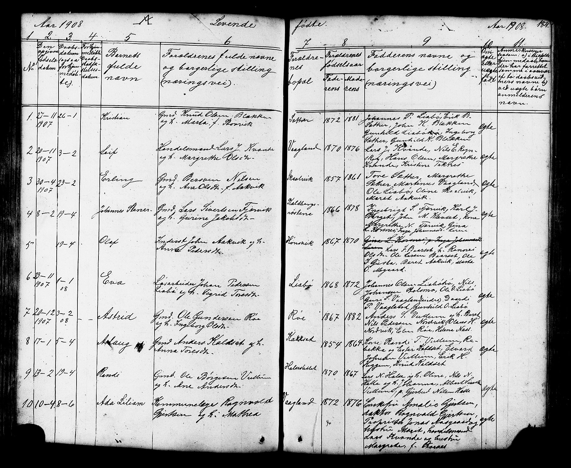 Ministerialprotokoller, klokkerbøker og fødselsregistre - Møre og Romsdal, AV/SAT-A-1454/576/L0890: Parish register (copy) no. 576C01, 1837-1908, p. 184