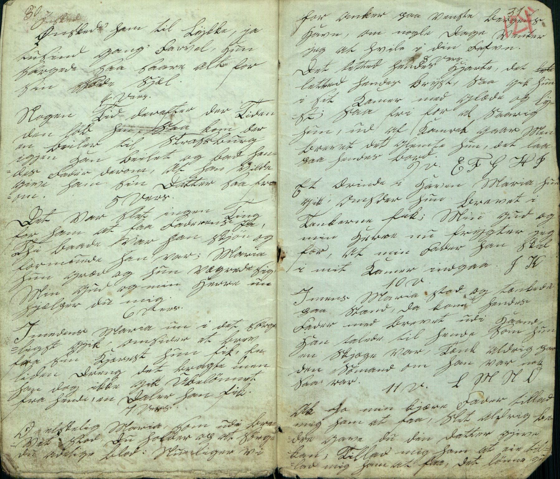 Rikard Berge, TEMU/TGM-A-1003/F/L0005/0031: 160-200 / 189 Delar av handskrivne bøker, 1908, p. 123-124