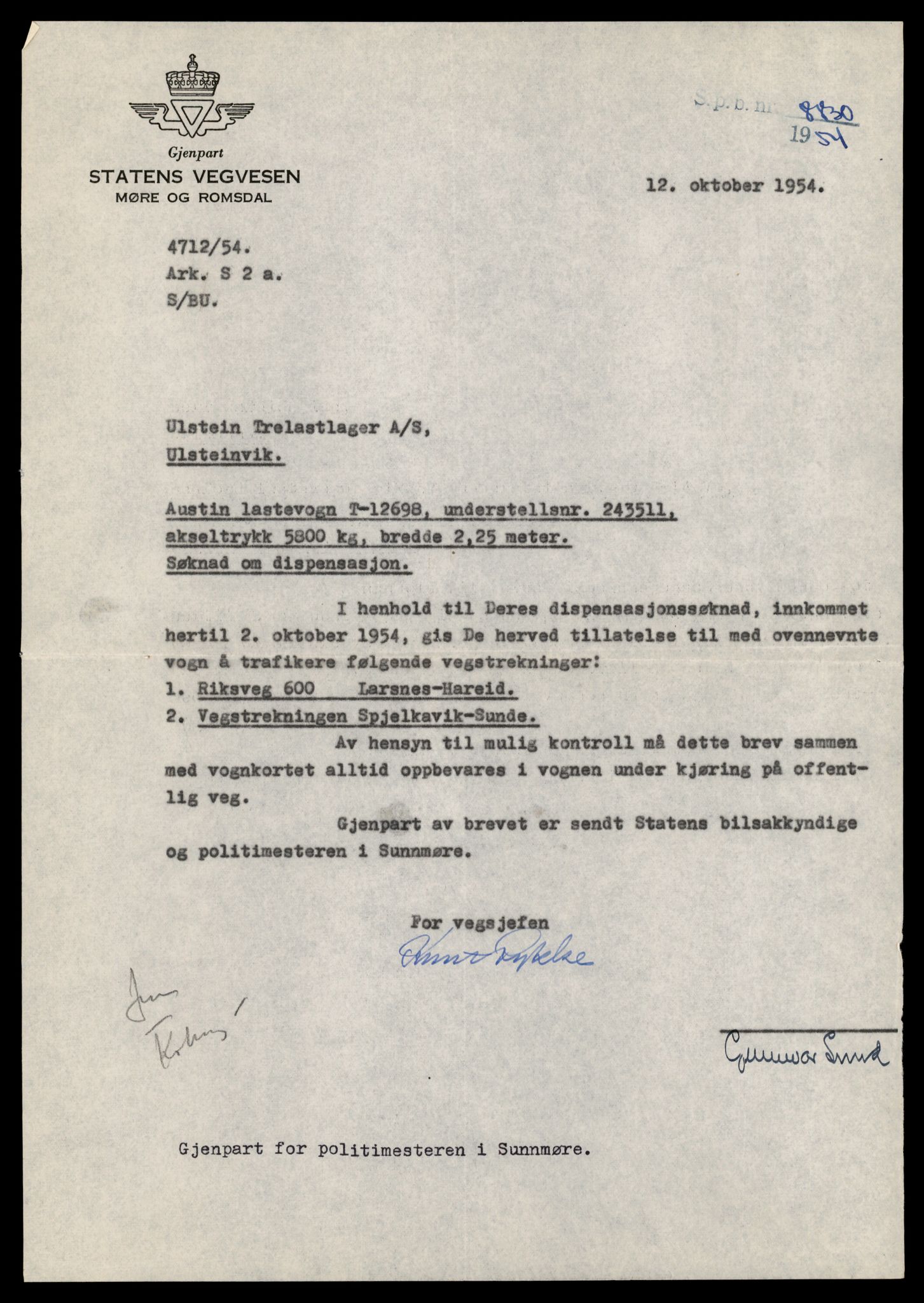 Møre og Romsdal vegkontor - Ålesund trafikkstasjon, AV/SAT-A-4099/F/Fe/L0035: Registreringskort for kjøretøy T 12653 - T 12829, 1927-1998, p. 896