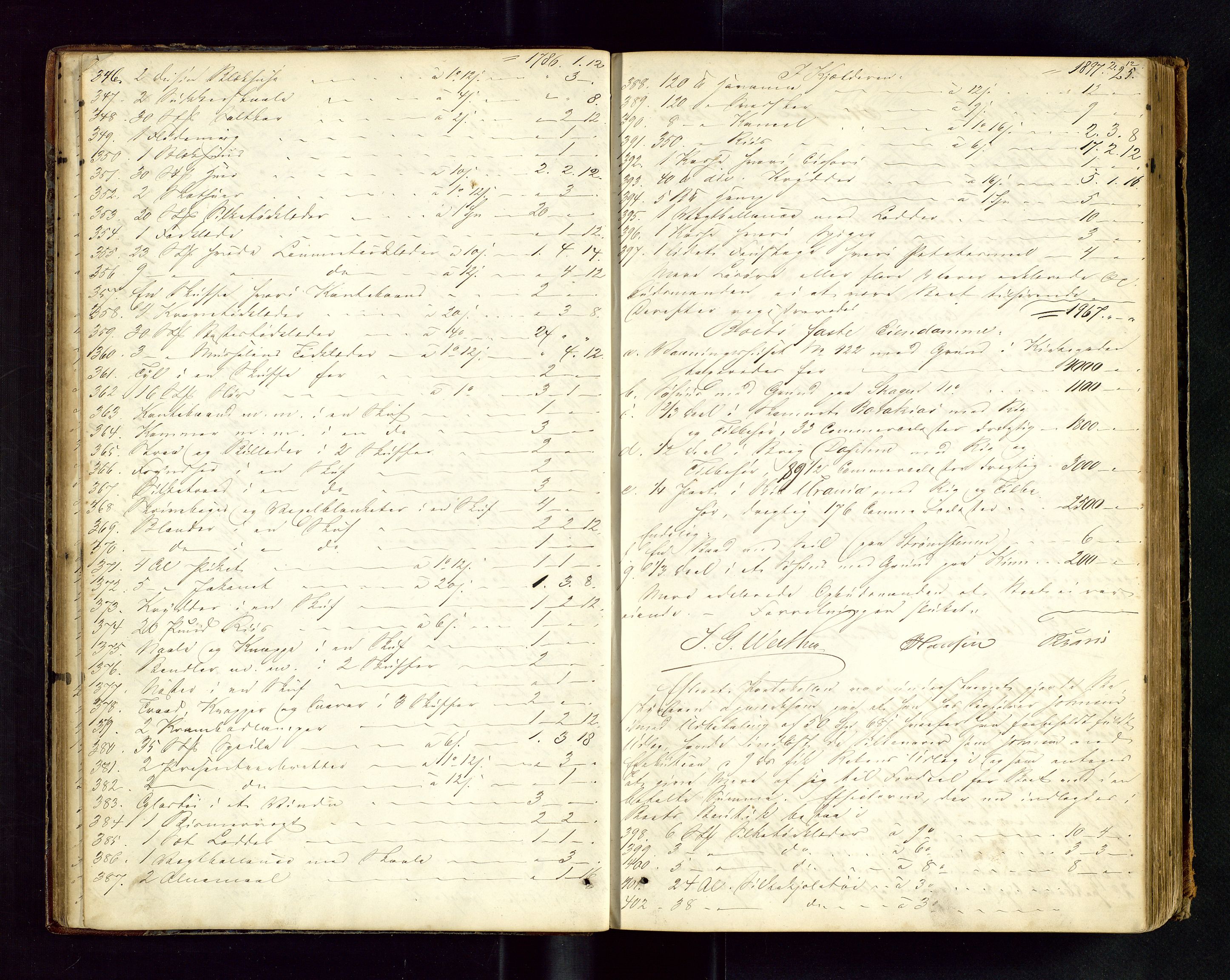 Stavanger byfogd, AV/SAST-A-101408/001/5/50/503BA/L0003: Registreringsprotokoll, 1864-1882, p. 25