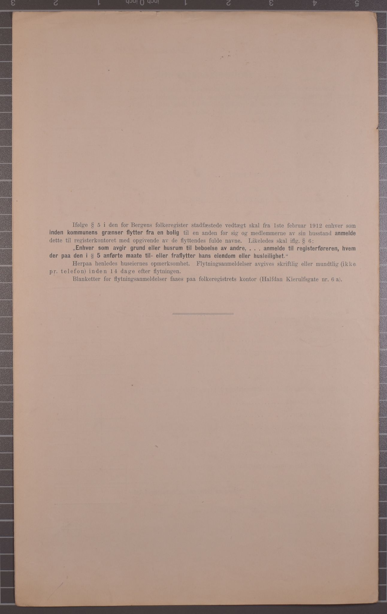 SAB, Municipal Census 1912 for Bergen, 1912, p. 2921