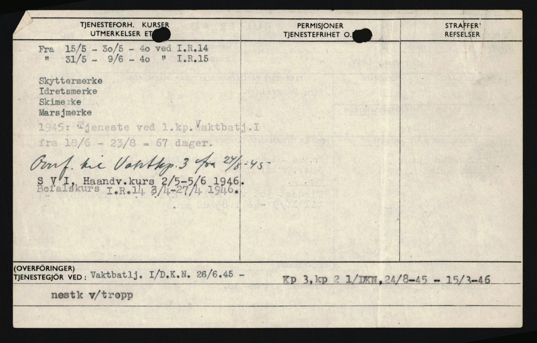 Forsvaret, Sør-Hålogaland landforsvar, AV/RA-RAFA-2552/P/Pa/L0303: Personellmapper for slettet personell, yrkesbefal og vernepliktig befal, født 1917-1920, 1936-1980, p. 348