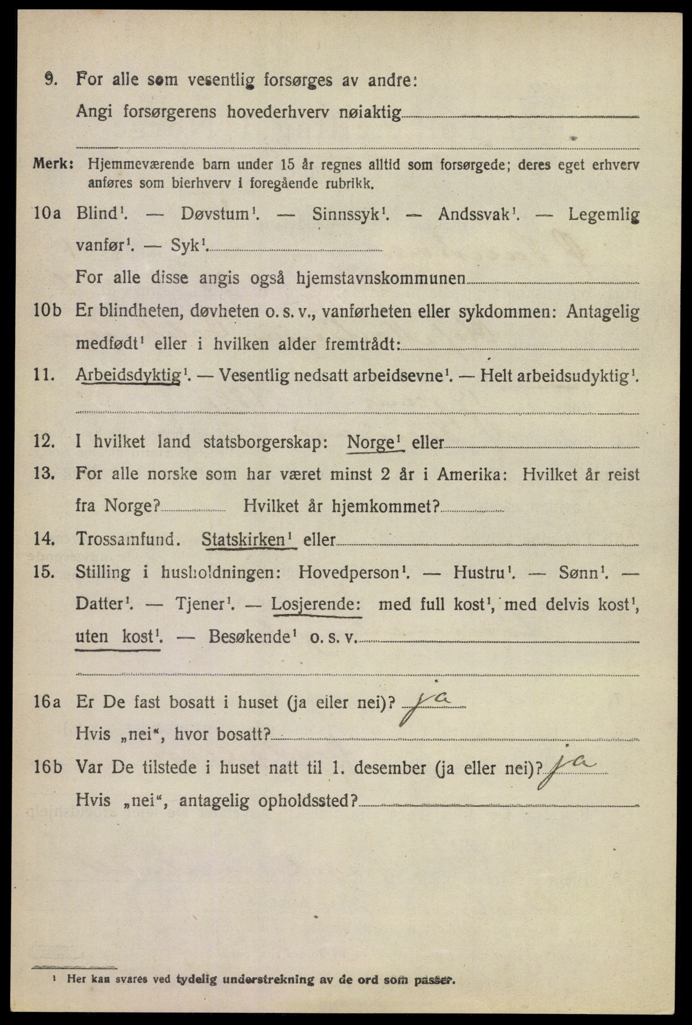 SAKO, 1920 census for Øvre Sandsvær, 1920, p. 1363
