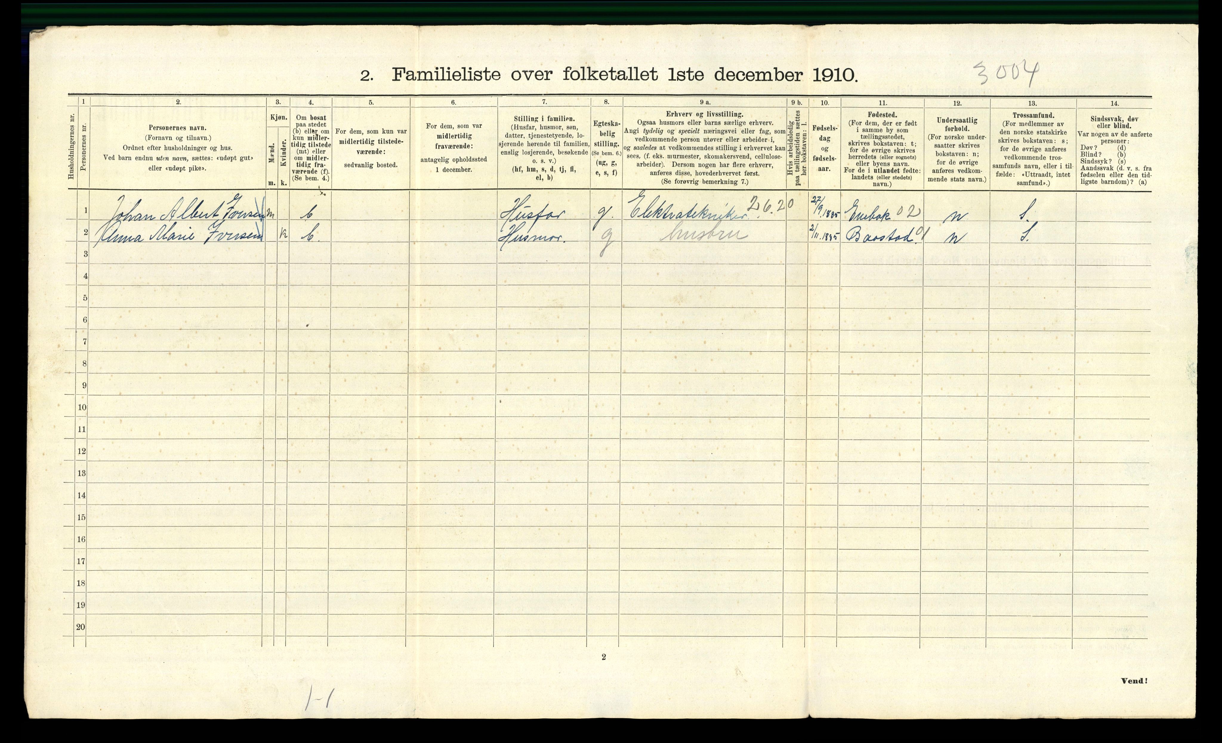 RA, 1910 census for Kristiania, 1910, p. 16058