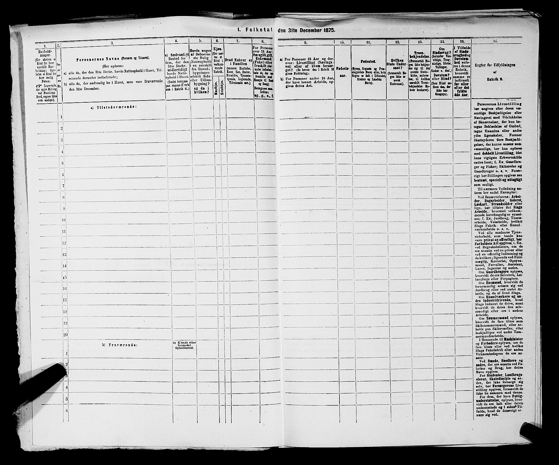 RA, 1875 census for 0137P Våler, 1875, p. 663