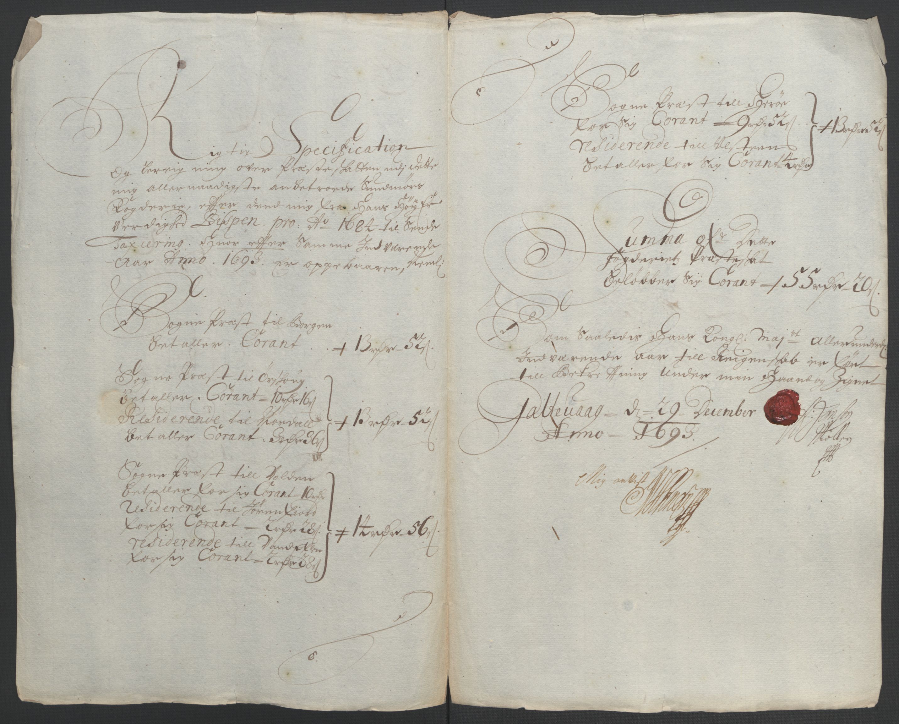 Rentekammeret inntil 1814, Reviderte regnskaper, Fogderegnskap, RA/EA-4092/R54/L3554: Fogderegnskap Sunnmøre, 1691-1693, p. 515