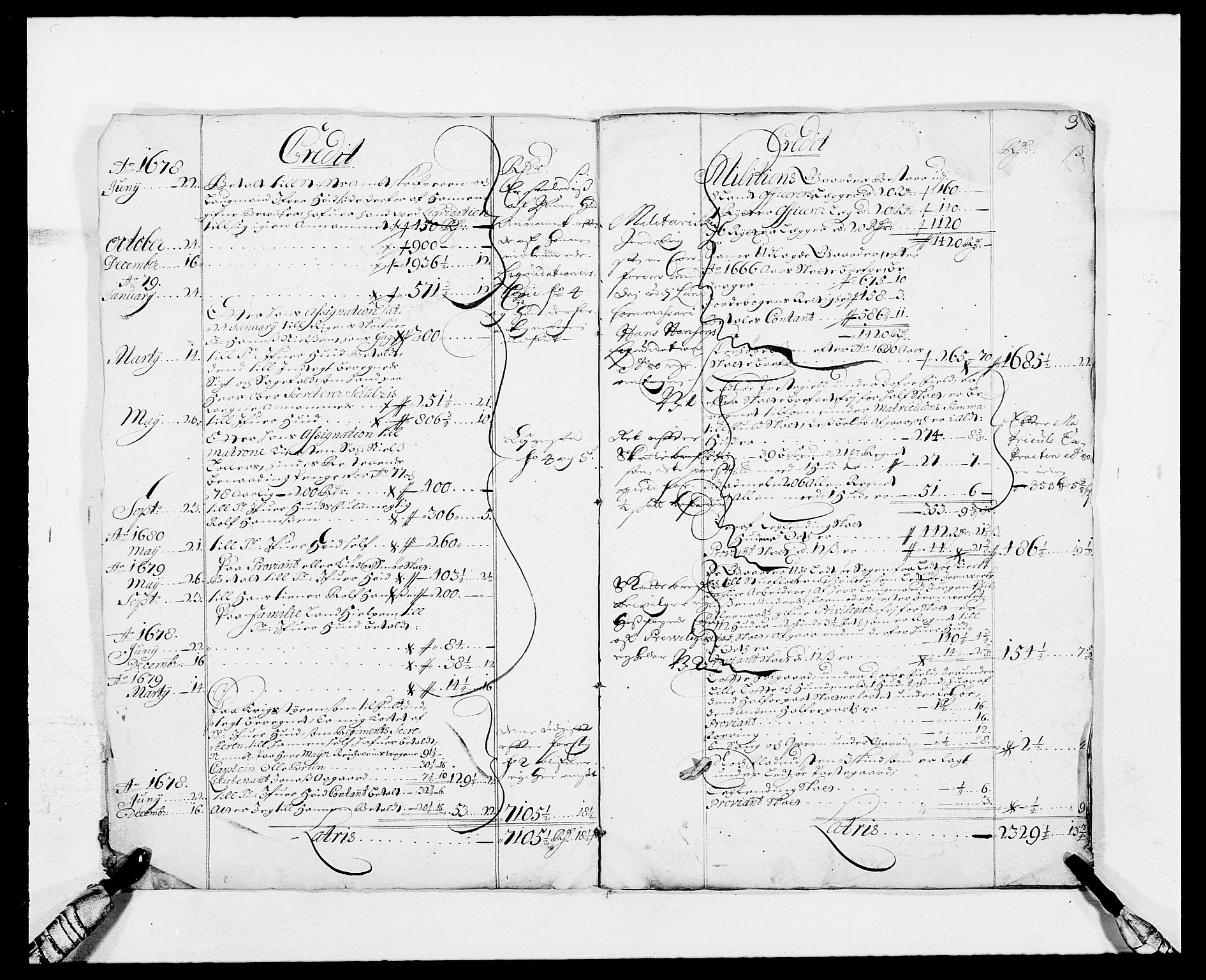 Rentekammeret inntil 1814, Reviderte regnskaper, Fogderegnskap, RA/EA-4092/R17/L1152: Fogderegnskap Gudbrandsdal, 1678-1679, p. 5