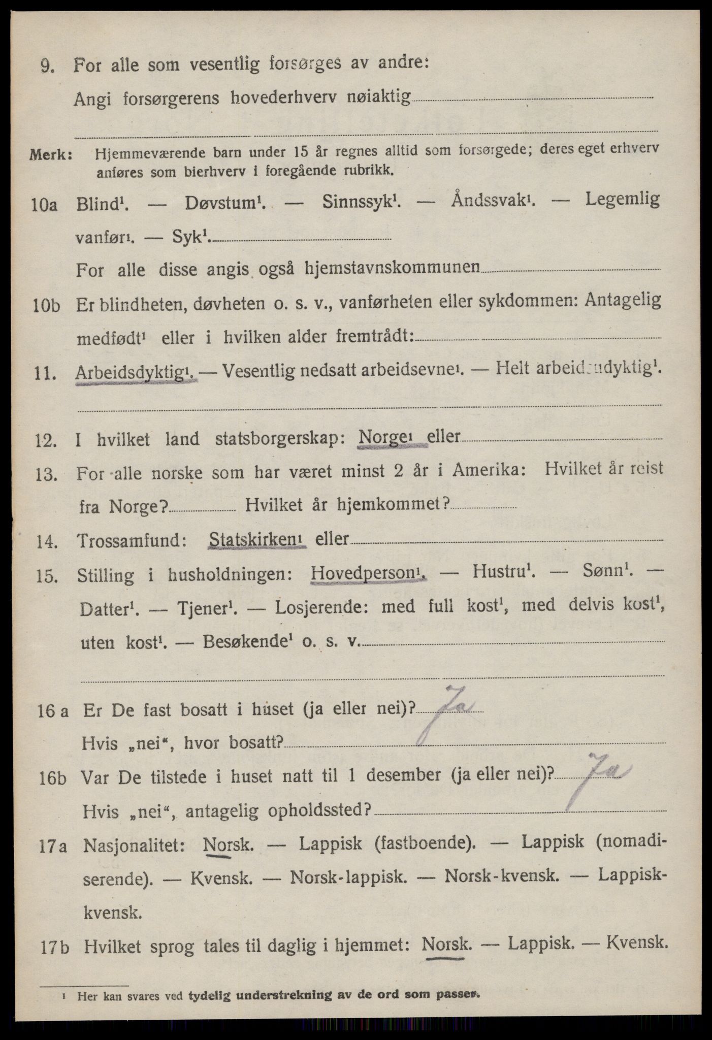 SAT, 1920 census for Meldal, 1920, p. 1878