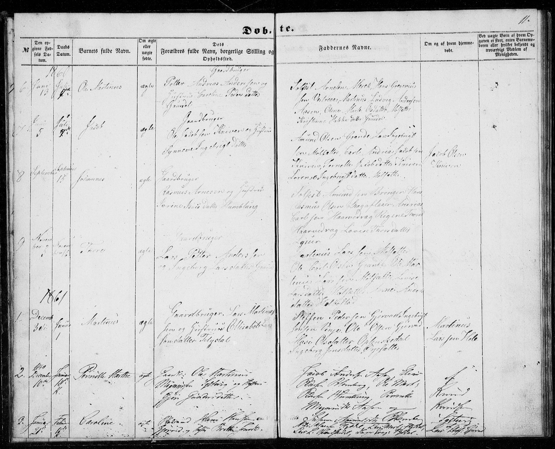 Ministerialprotokoller, klokkerbøker og fødselsregistre - Møre og Romsdal, AV/SAT-A-1454/518/L0234: Parish register (copy) no. 518C01, 1854-1884, p. 11