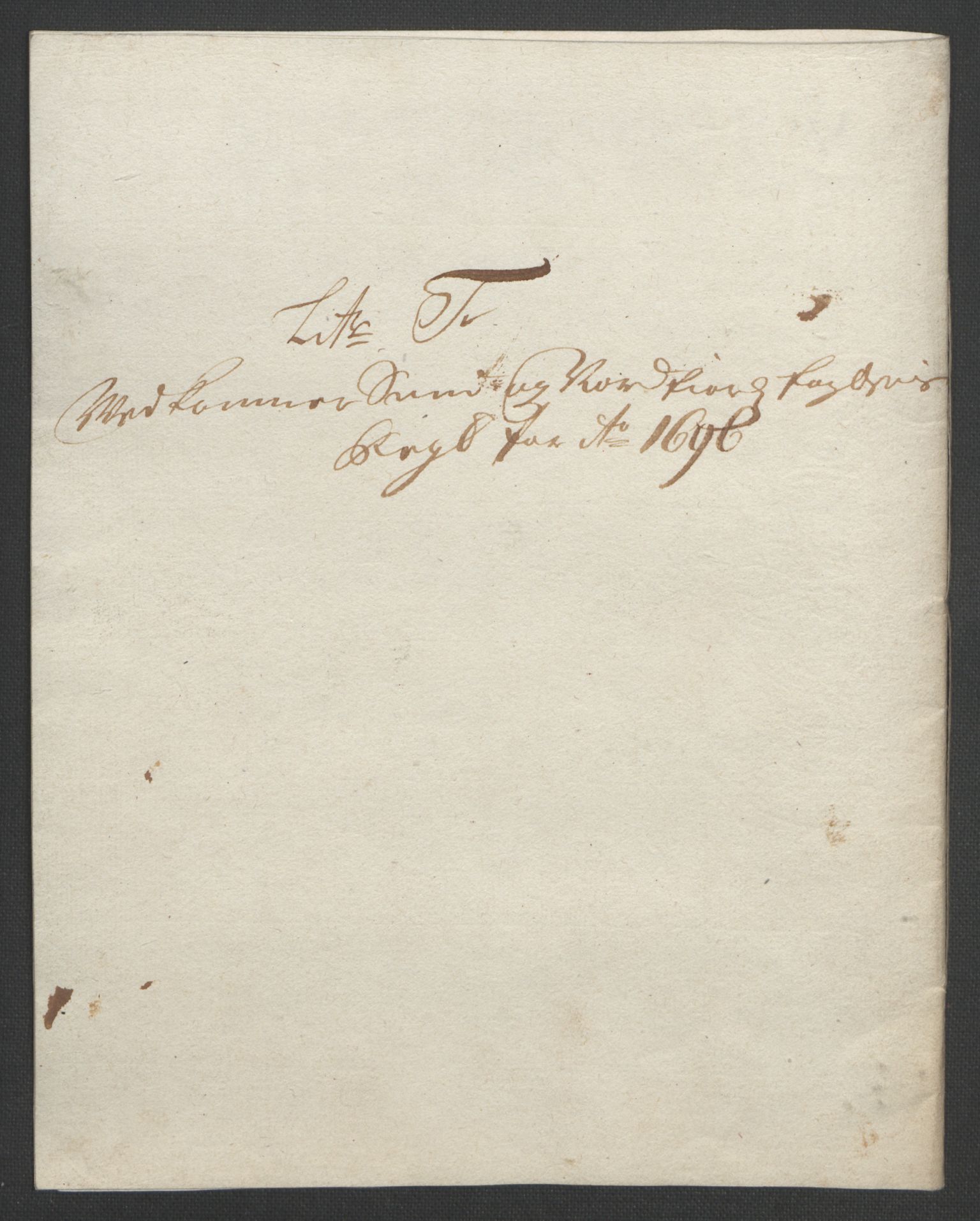 Rentekammeret inntil 1814, Reviderte regnskaper, Fogderegnskap, AV/RA-EA-4092/R53/L3422: Fogderegnskap Sunn- og Nordfjord, 1695-1696, p. 367