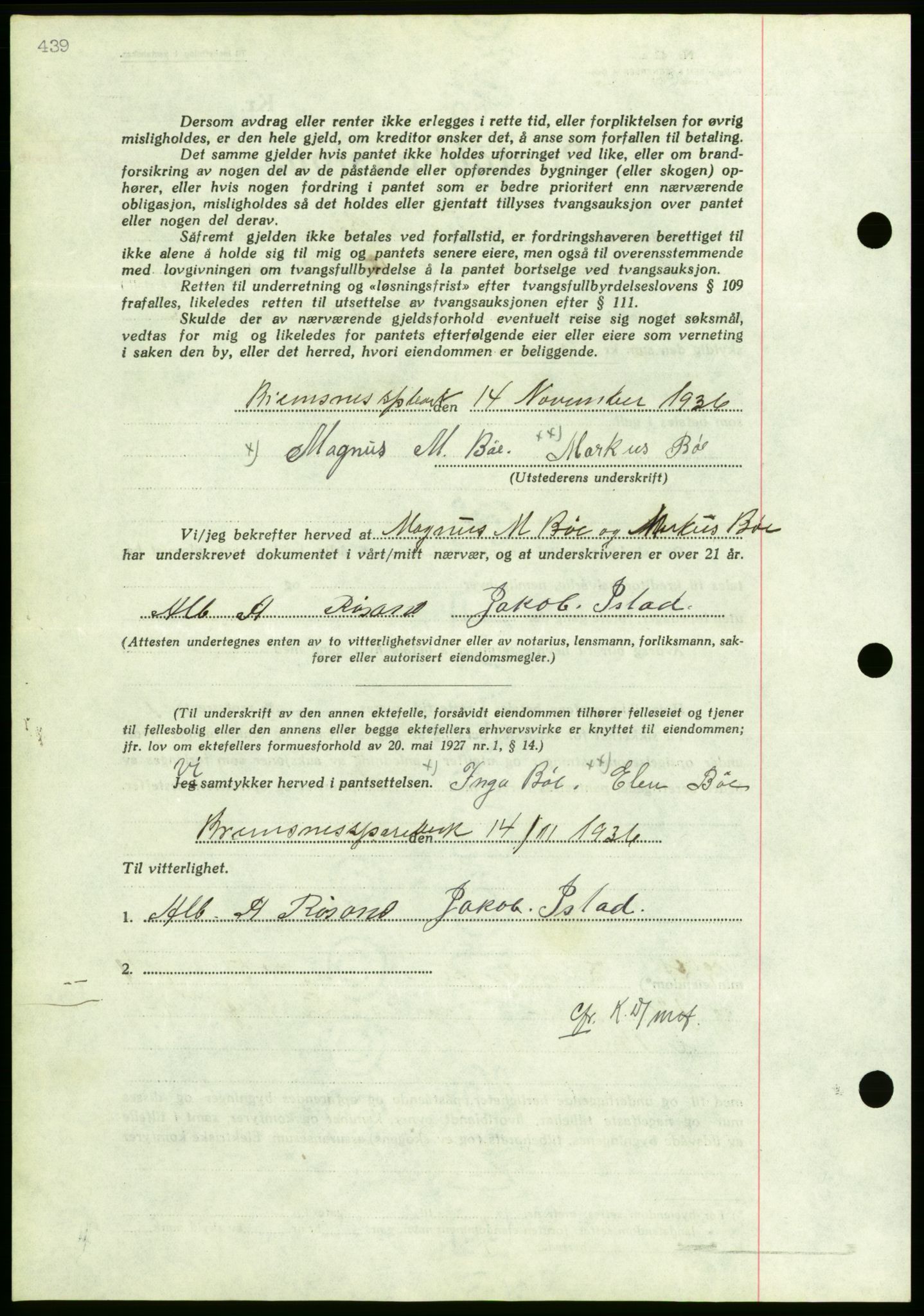 Nordmøre sorenskriveri, AV/SAT-A-4132/1/2/2Ca/L0090: Mortgage book no. B80, 1936-1937, Diary no: : 2611/1936