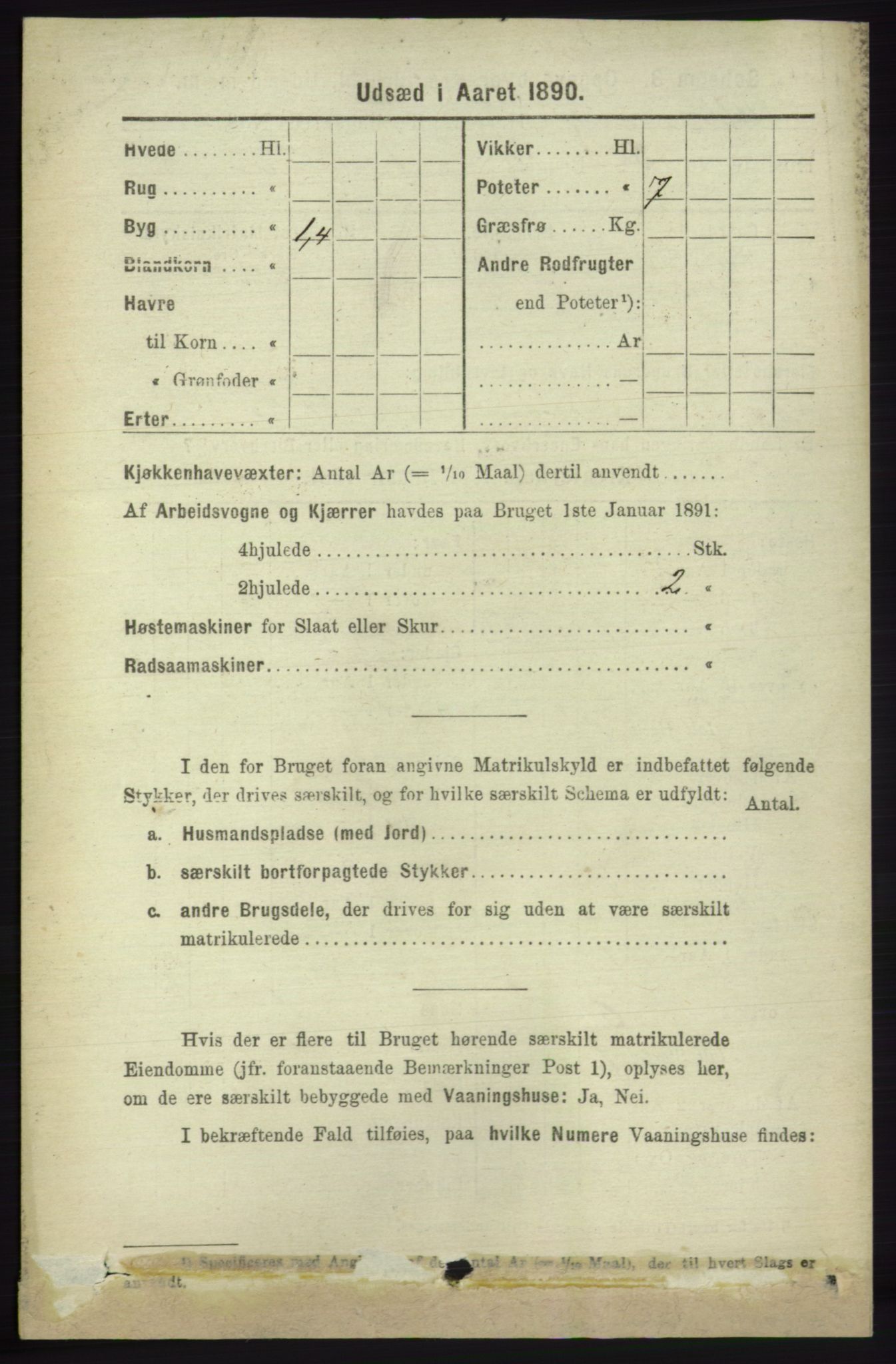 RA, 1891 census for 1230 Ullensvang, 1891, p. 6809