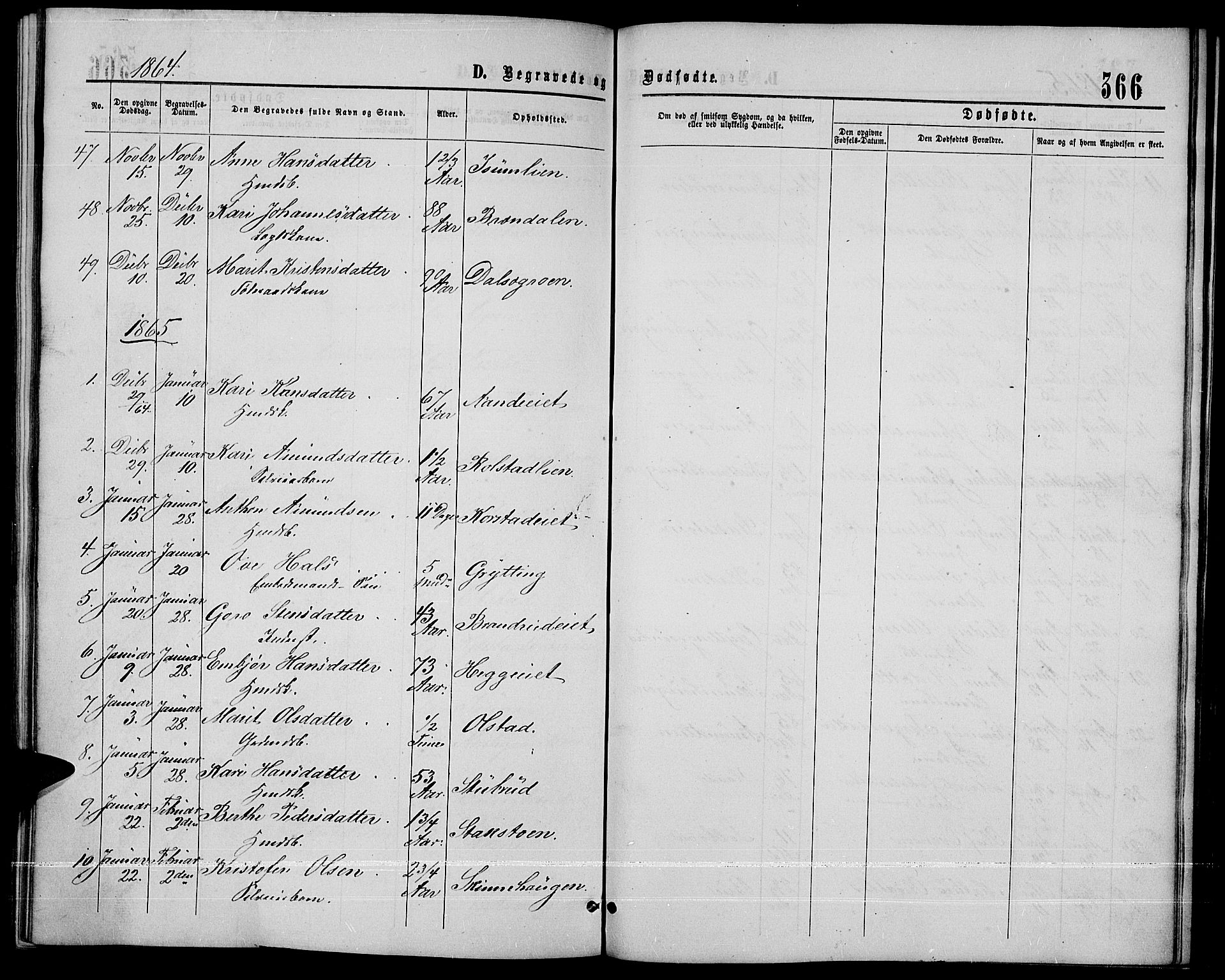Sør-Fron prestekontor, SAH/PREST-010/H/Ha/Hab/L0002: Parish register (copy) no. 2, 1864-1883, p. 366