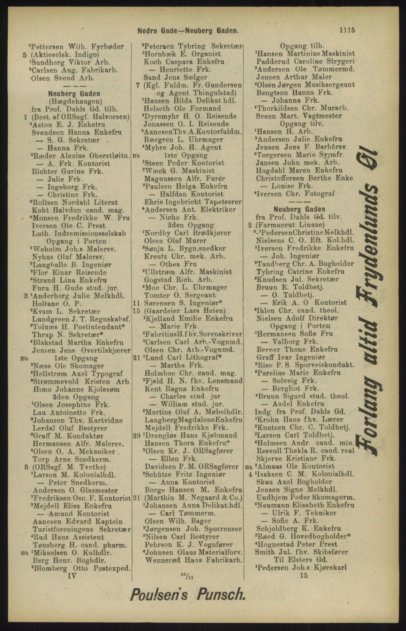 Kristiania/Oslo adressebok, PUBL/-, 1904, p. 1115