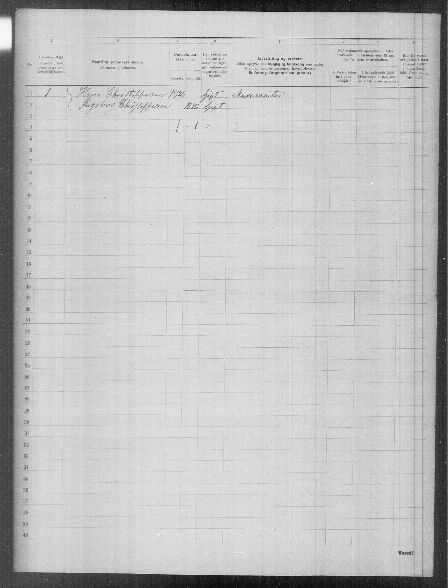 OBA, Municipal Census 1903 for Kristiania, 1903, p. 9344