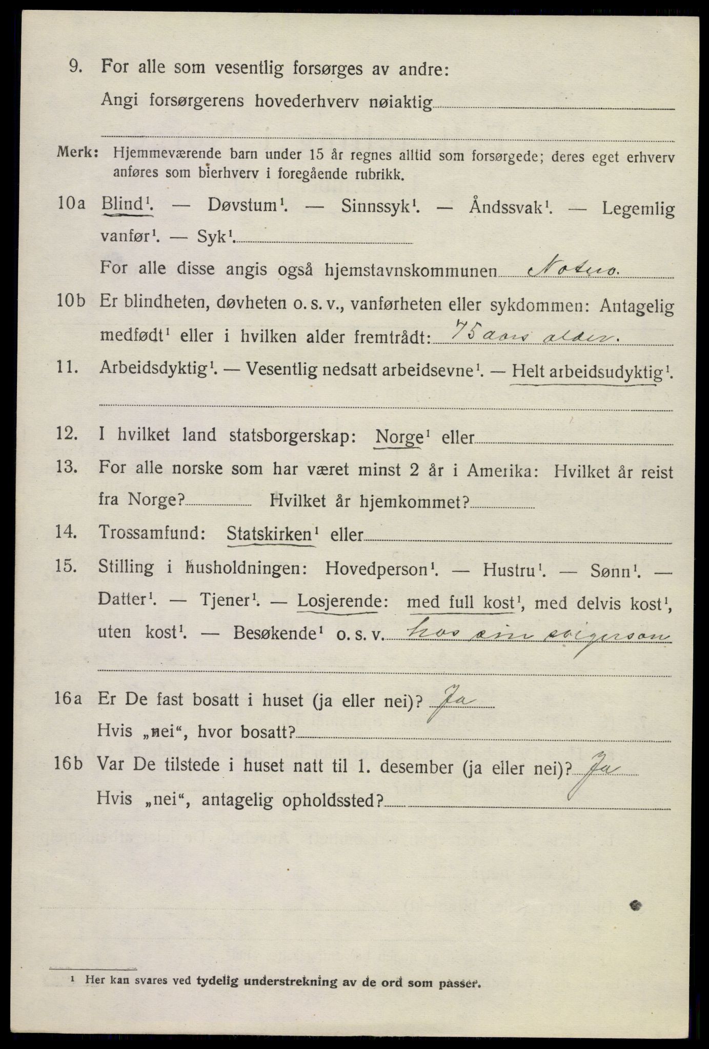 SAKO, 1920 census for Nøtterøy, 1920, p. 16282