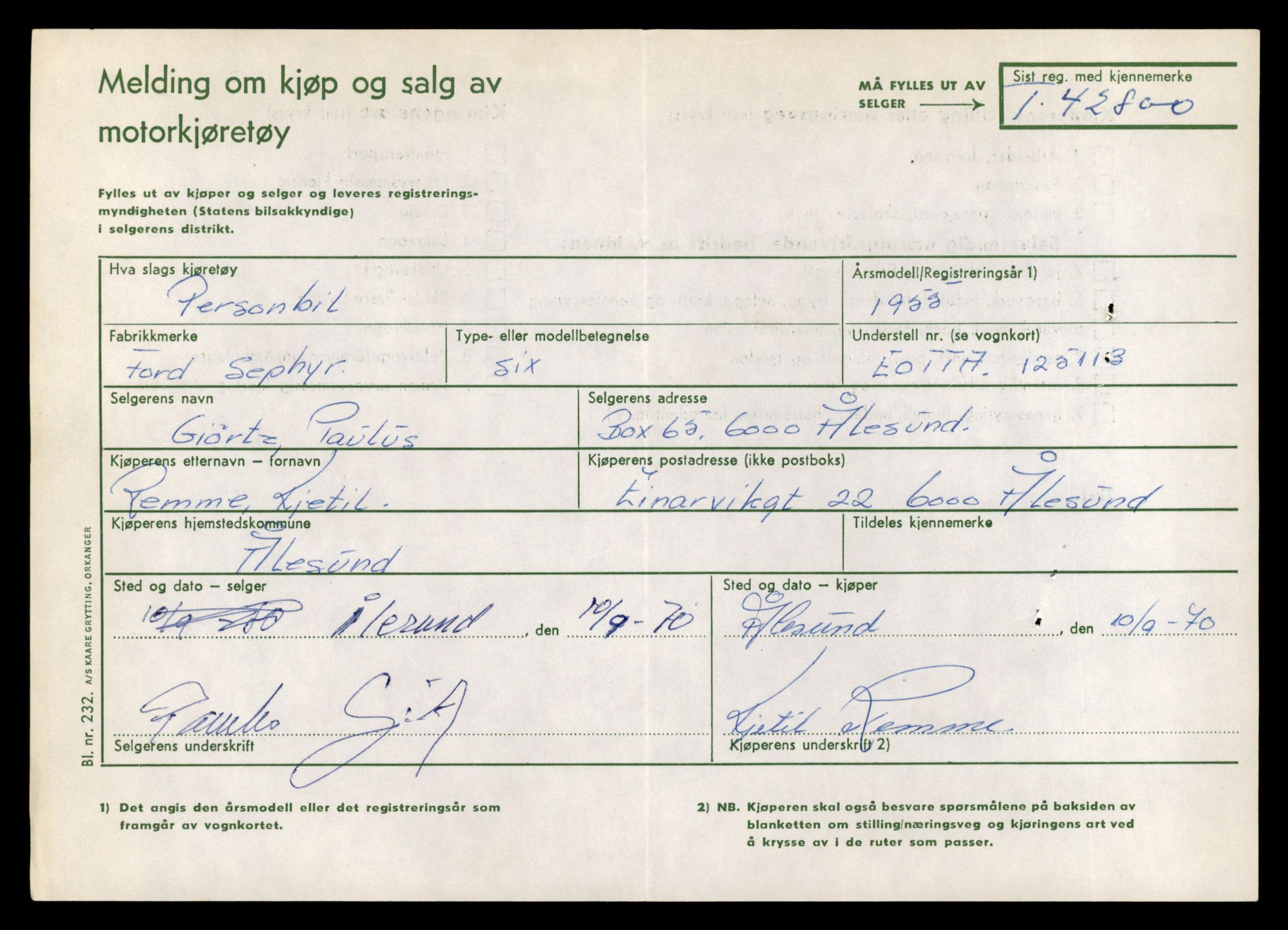 Møre og Romsdal vegkontor - Ålesund trafikkstasjon, AV/SAT-A-4099/F/Fe/L0048: Registreringskort for kjøretøy T 14721 - T 14863, 1927-1998, p. 1655