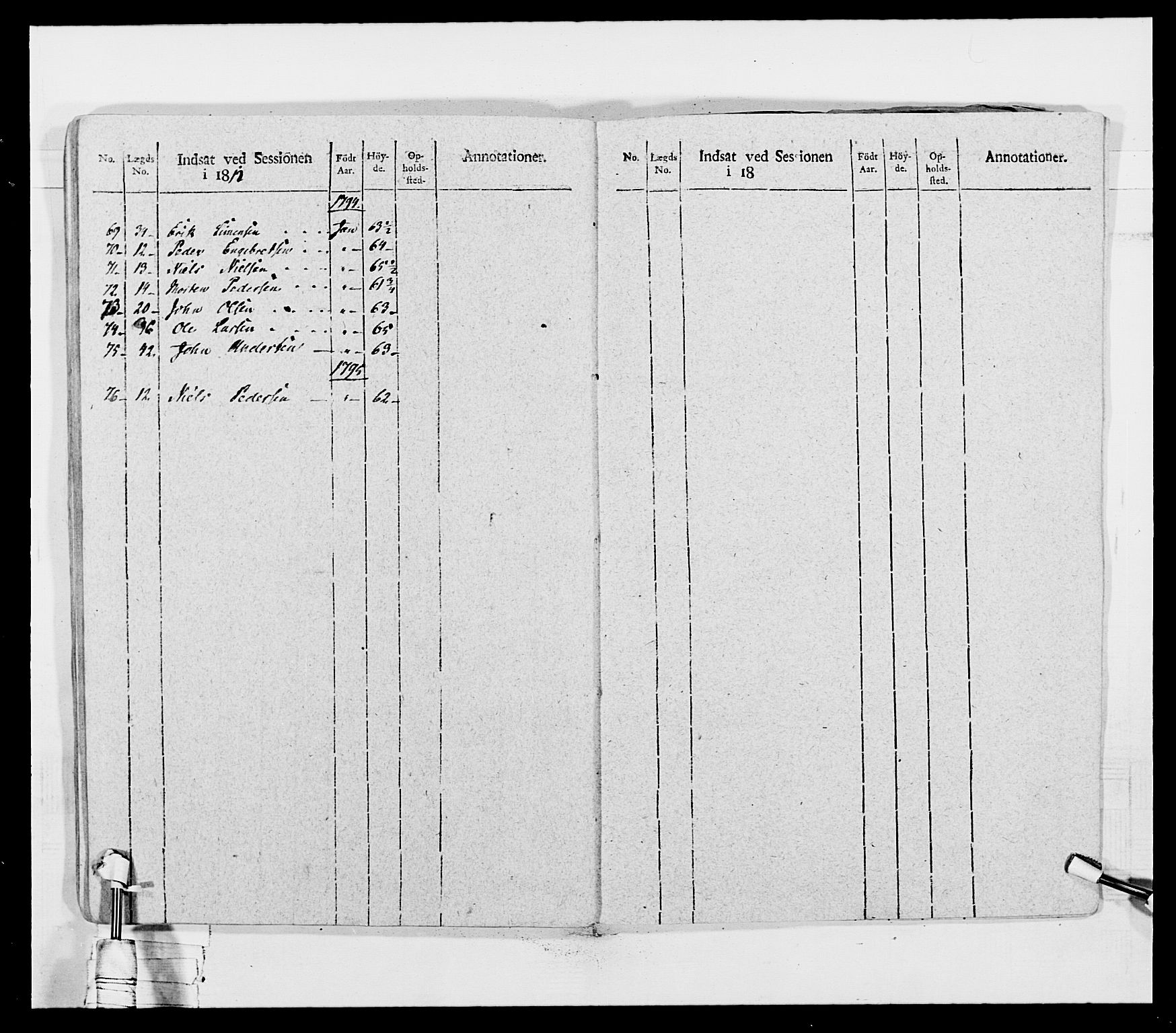 Generalitets- og kommissariatskollegiet, Det kongelige norske kommissariatskollegium, AV/RA-EA-5420/E/Eh/L0027: Skiløperkompaniene, 1812-1832, p. 184