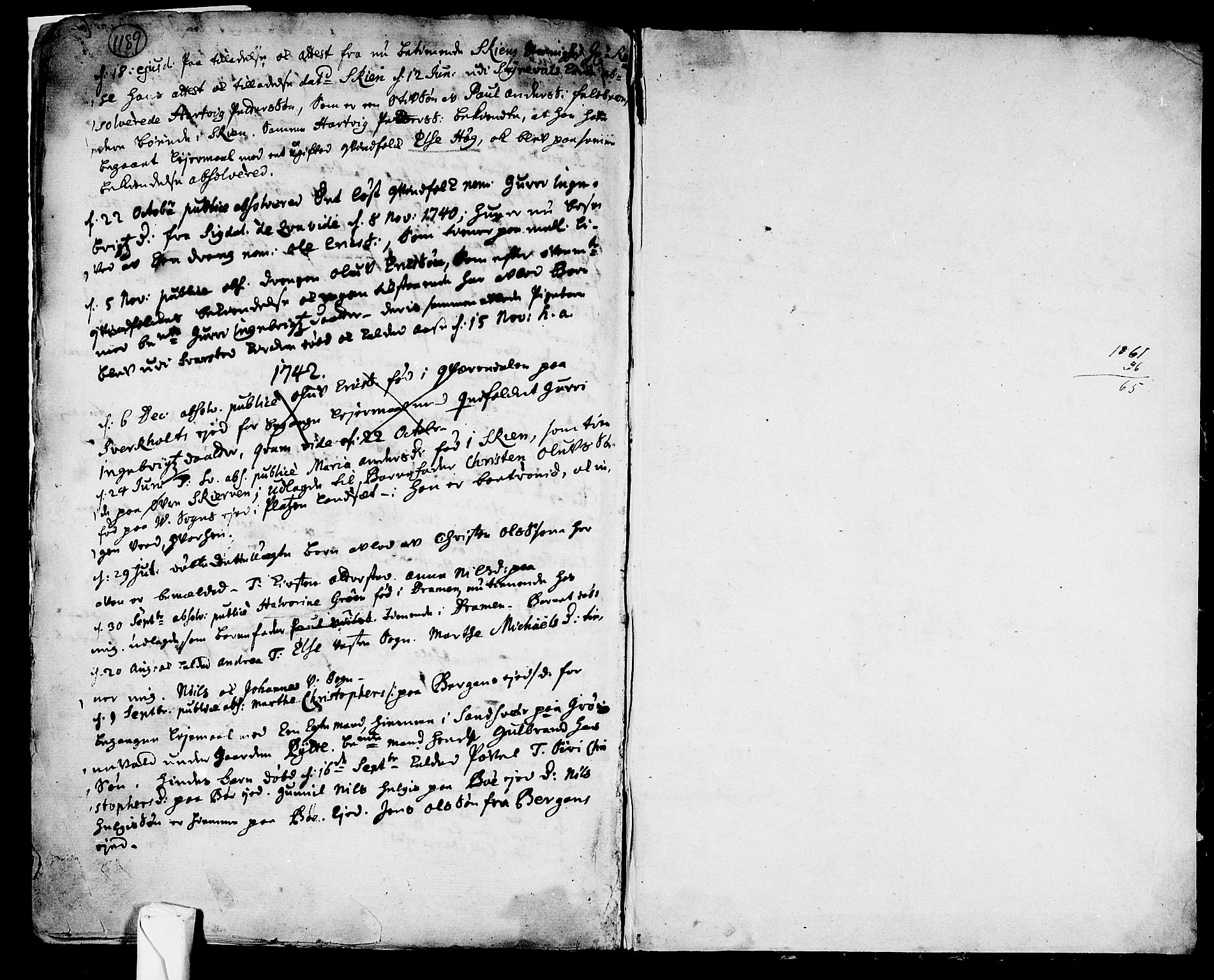 Lardal kirkebøker, SAKO/A-350/F/Fa/L0003: Parish register (official) no. I 3, 1733-1815, p. 1189-1190