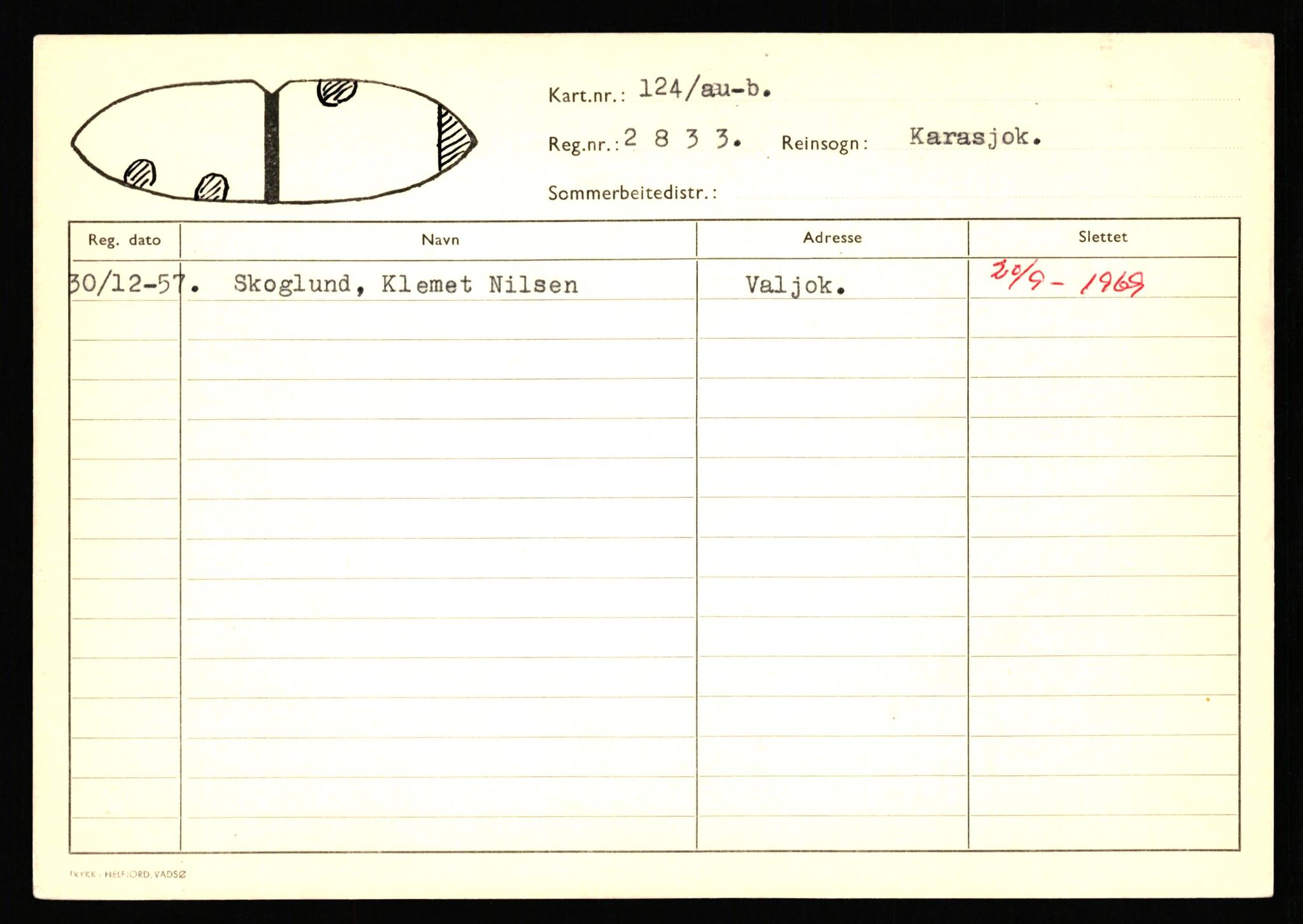 Lappefogden i Finnmark/Reindriftsforvaltningen Øst-Finnmark, AV/SATØ-S-1461/G/Ge/Gea/L0006: Slettede reinmerker, 1934-1992, p. 56