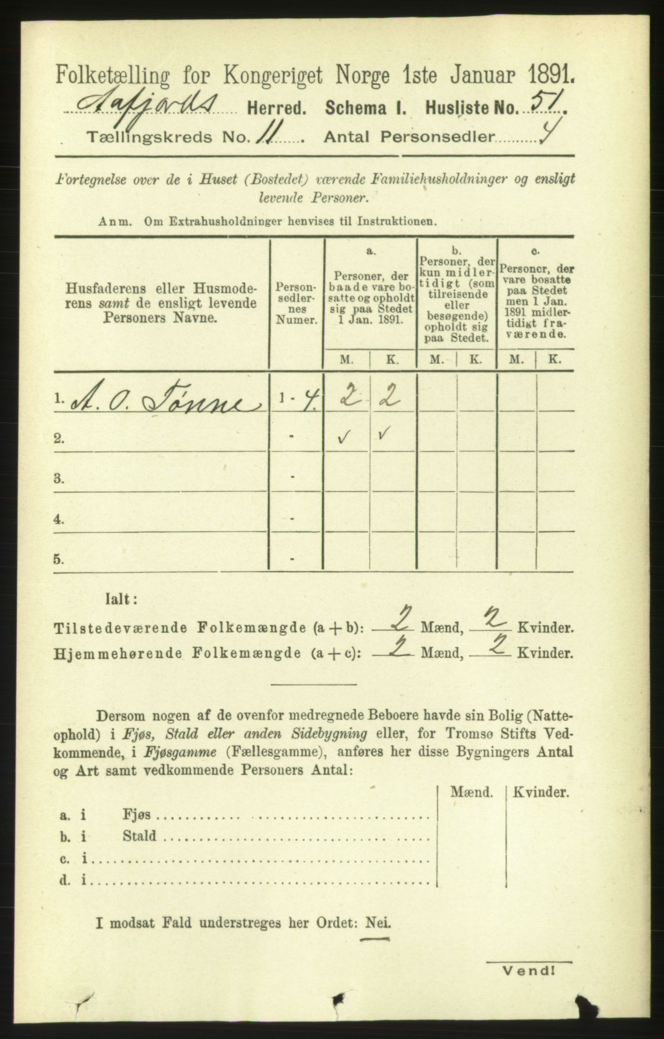 RA, 1891 census for 1630 Åfjord, 1891, p. 3298