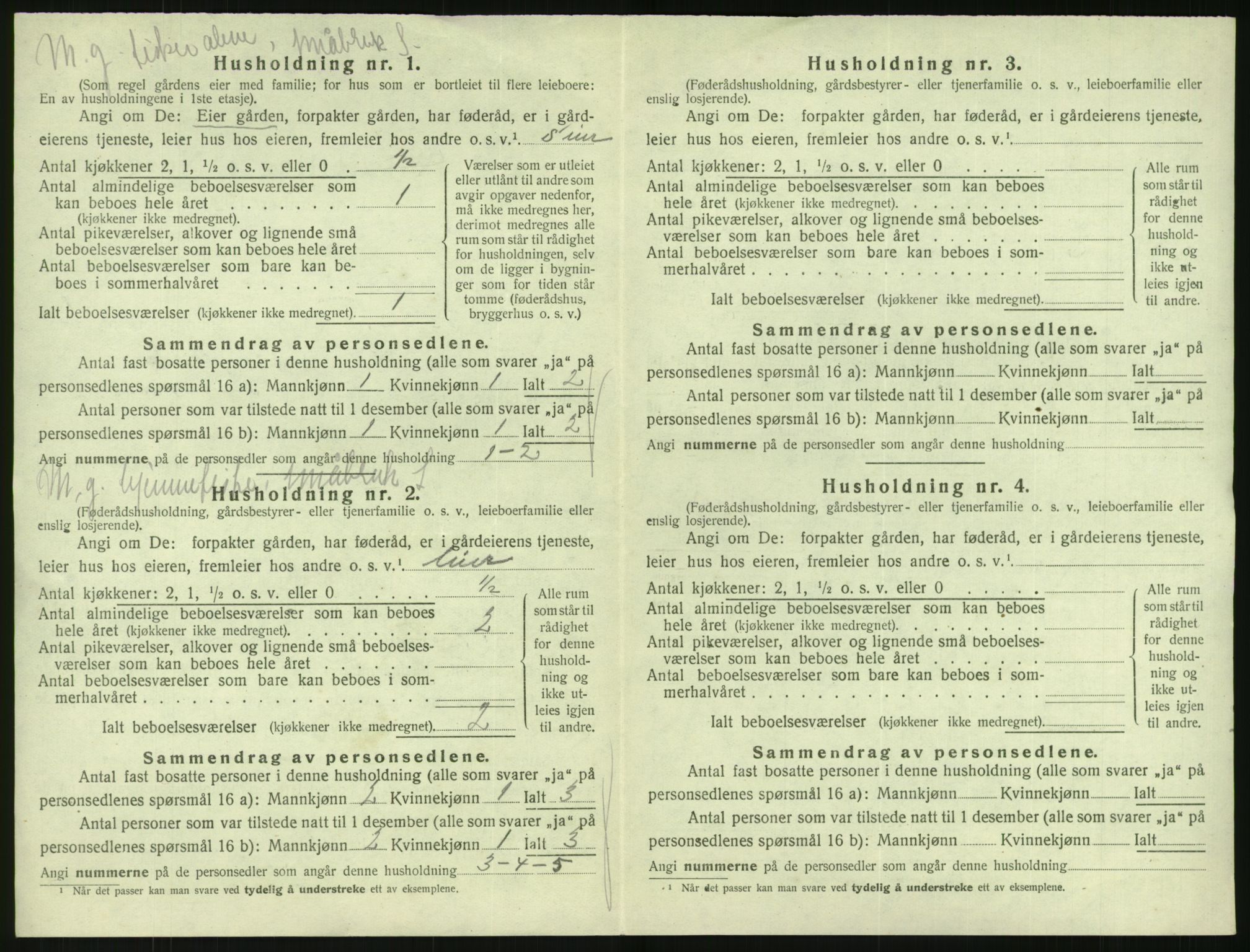 SAK, 1920 census for Søndeled, 1920, p. 66