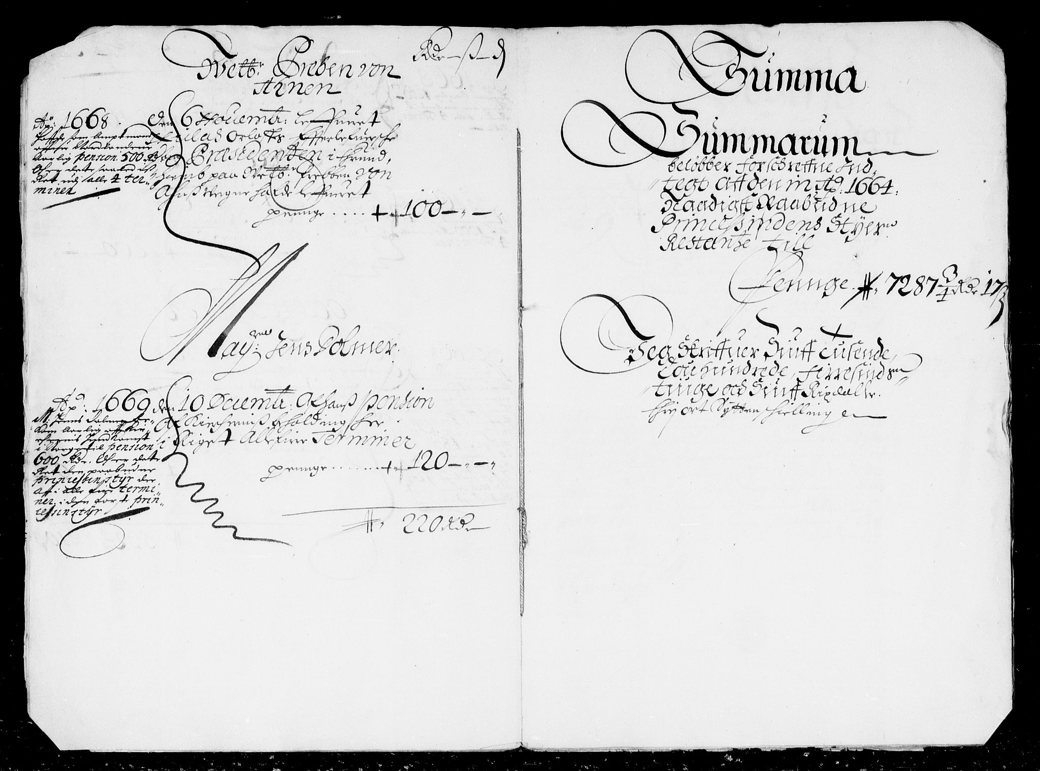 Rentekammeret inntil 1814, Reviderte regnskaper, Stiftamtstueregnskaper, Landkommissariatet på Akershus og Akershus stiftamt, AV/RA-EA-5869/R/Rb/L0042: Akershus stiftamt, 1664-1666