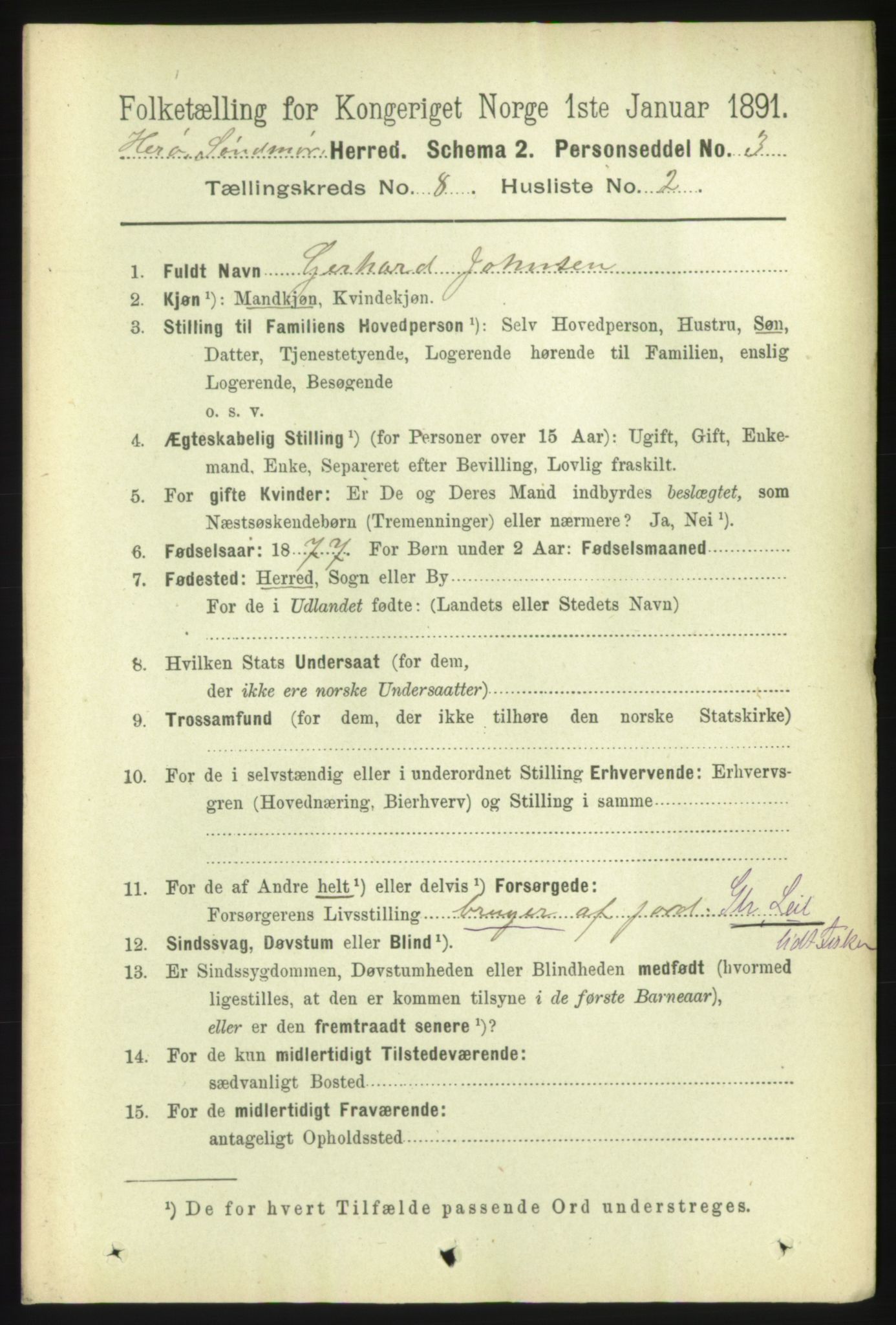 RA, 1891 census for 1515 Herøy, 1891, p. 3263