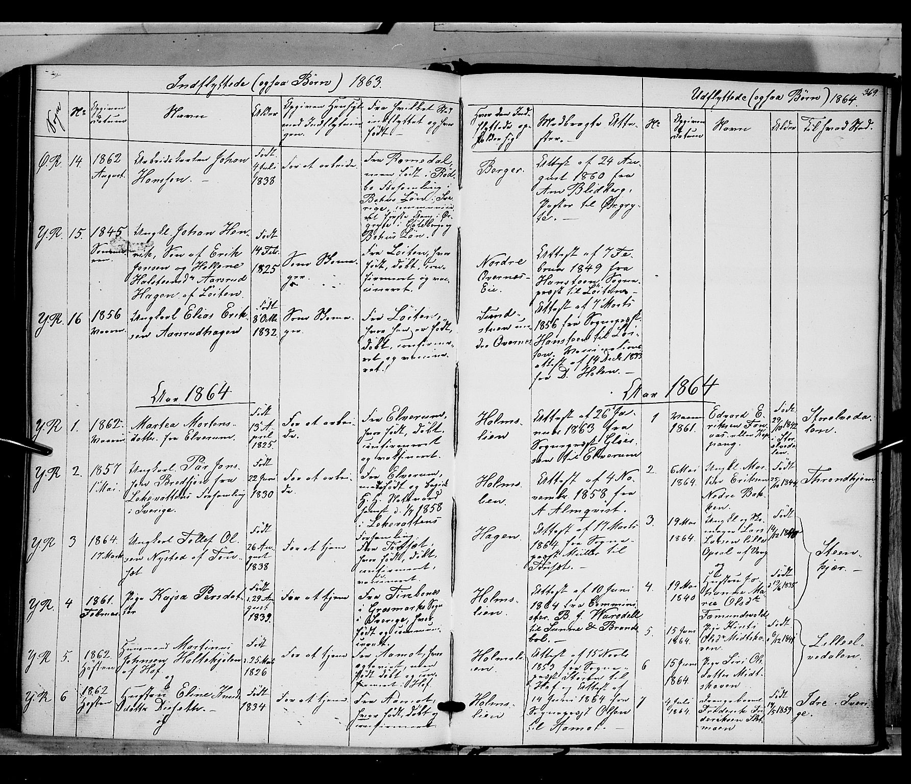 Rendalen prestekontor, AV/SAH-PREST-054/H/Ha/Haa/L0005: Parish register (official) no. 5, 1853-1866, p. 369