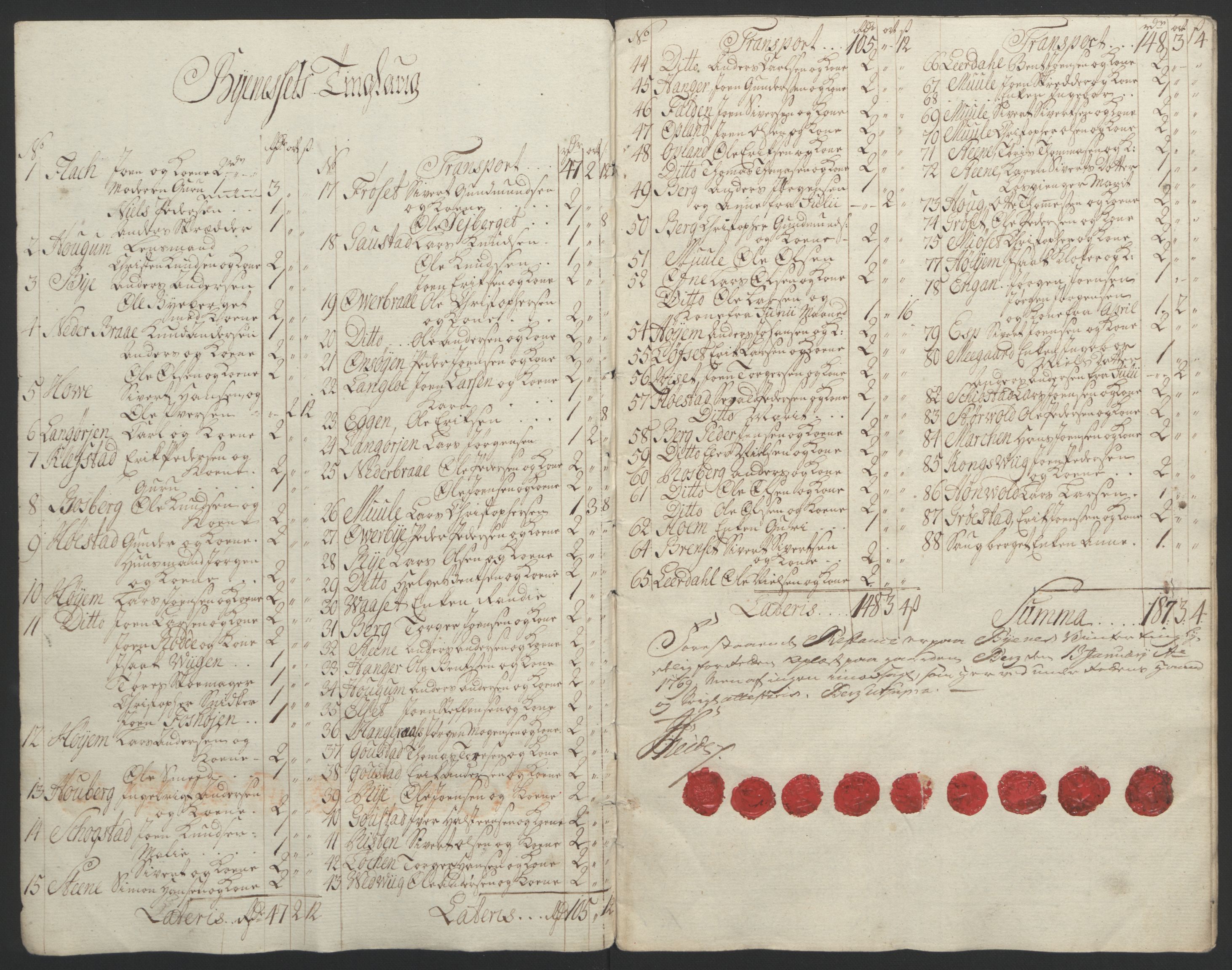 Rentekammeret inntil 1814, Reviderte regnskaper, Fogderegnskap, RA/EA-4092/R61/L4180: Ekstraskatten Strinda og Selbu, 1762-1767, p. 403