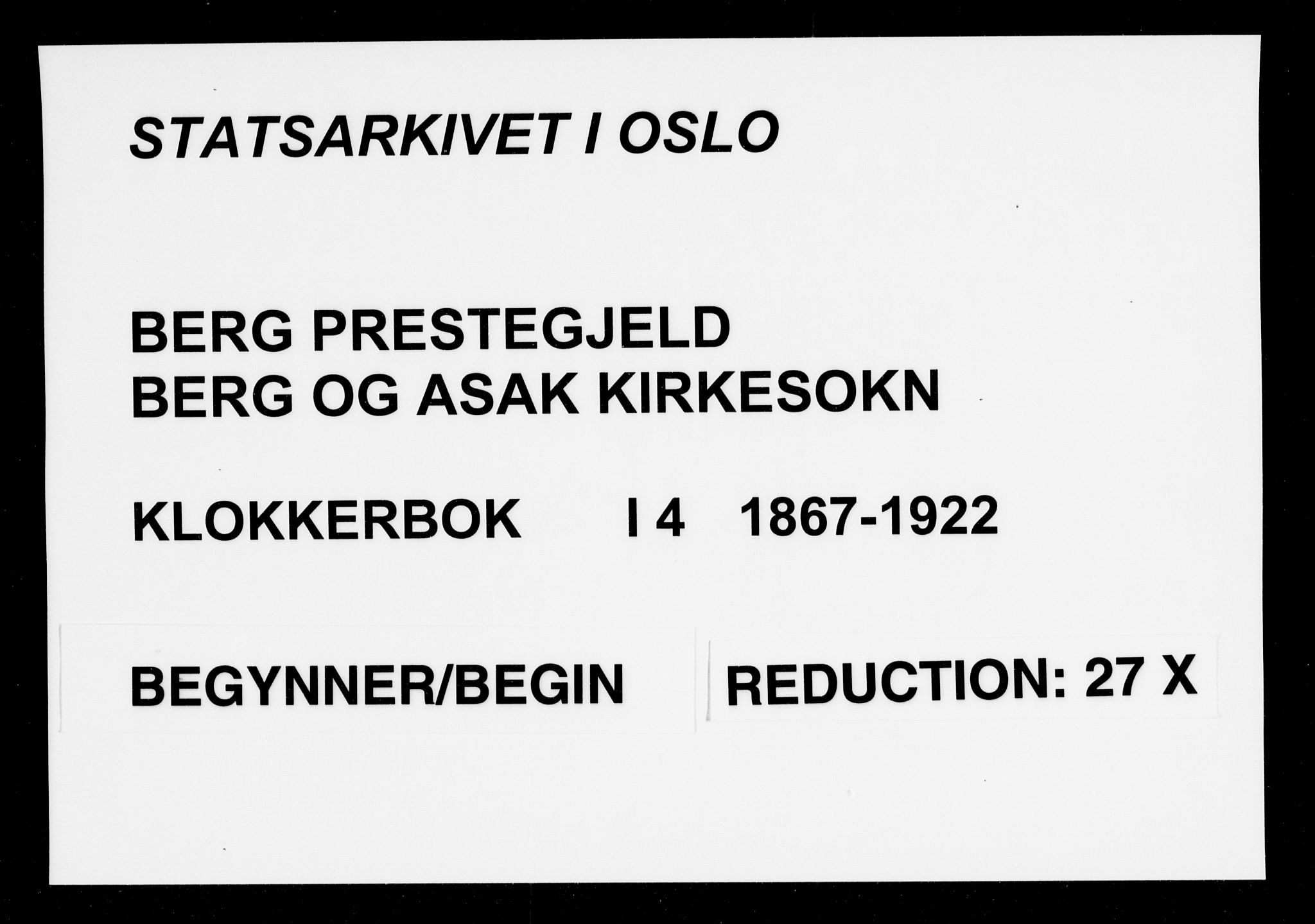 Berg prestekontor Kirkebøker, AV/SAO-A-10902/G/Ga/L0004: Parish register (copy) no. I 4, 1867-1922