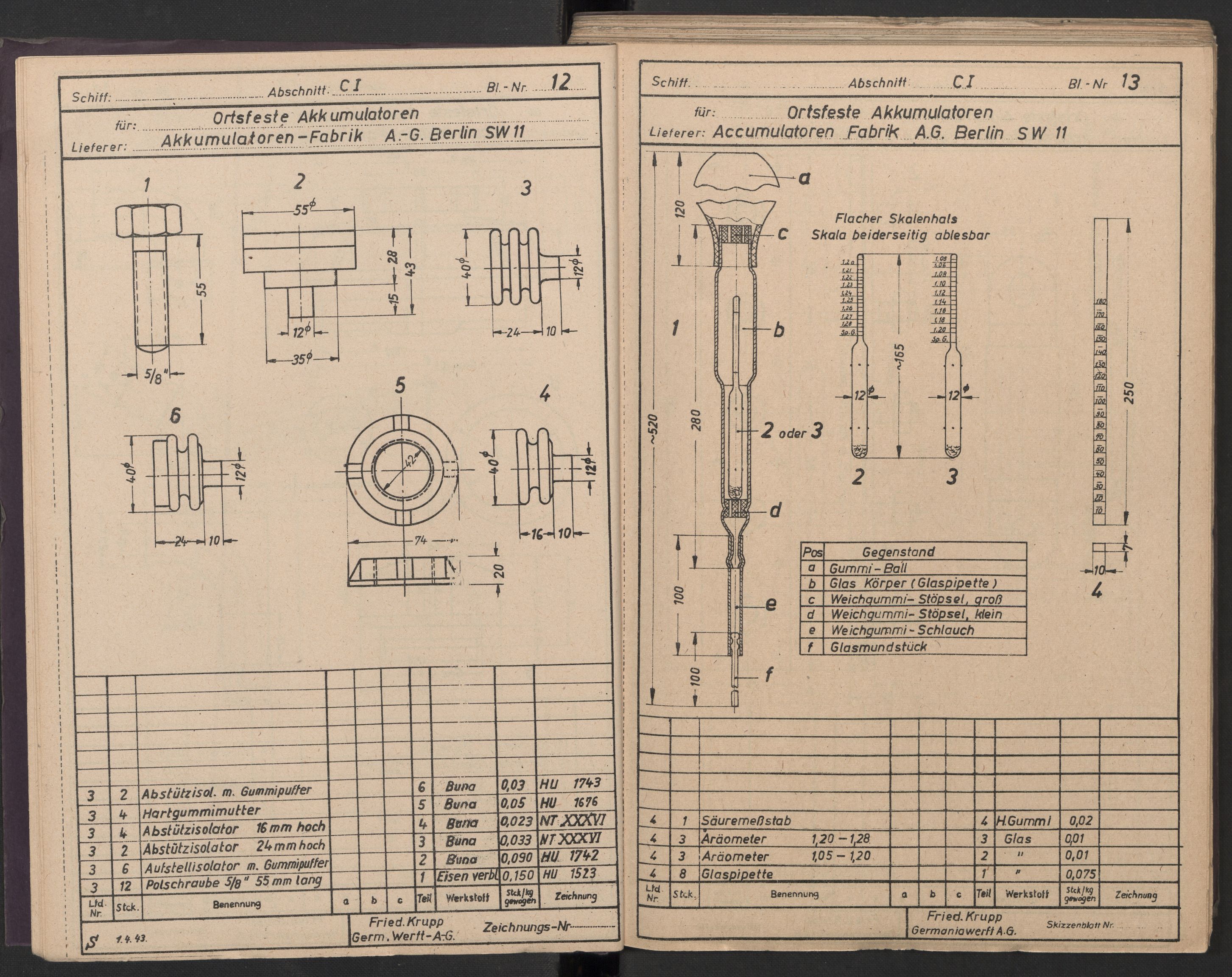 Kriegsmarine Norwegen, Kommando 11. Unterseebootflottille, AV/RA-RAFA-5081/F/L0001: --, 1943, p. 226