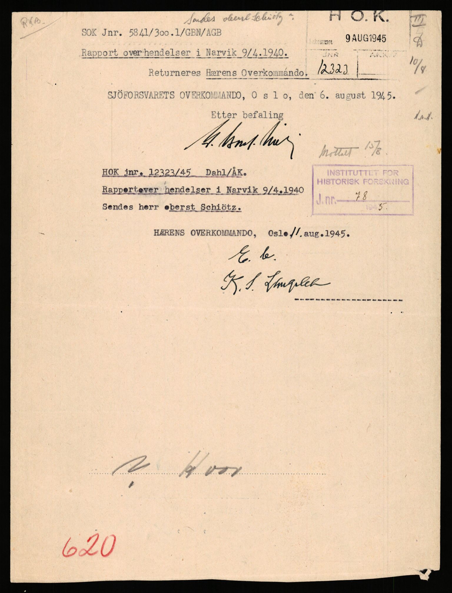 Forsvaret, Forsvarets krigshistoriske avdeling, AV/RA-RAFA-2017/Y/Yb/L0141: II-C-11-620  -  6. Divisjon: IR 15, 1940-1948, p. 196