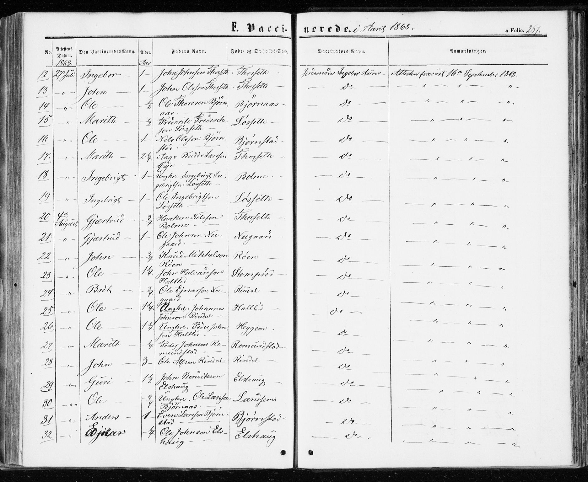 Ministerialprotokoller, klokkerbøker og fødselsregistre - Møre og Romsdal, AV/SAT-A-1454/598/L1067: Parish register (official) no. 598A01, 1858-1871, p. 267