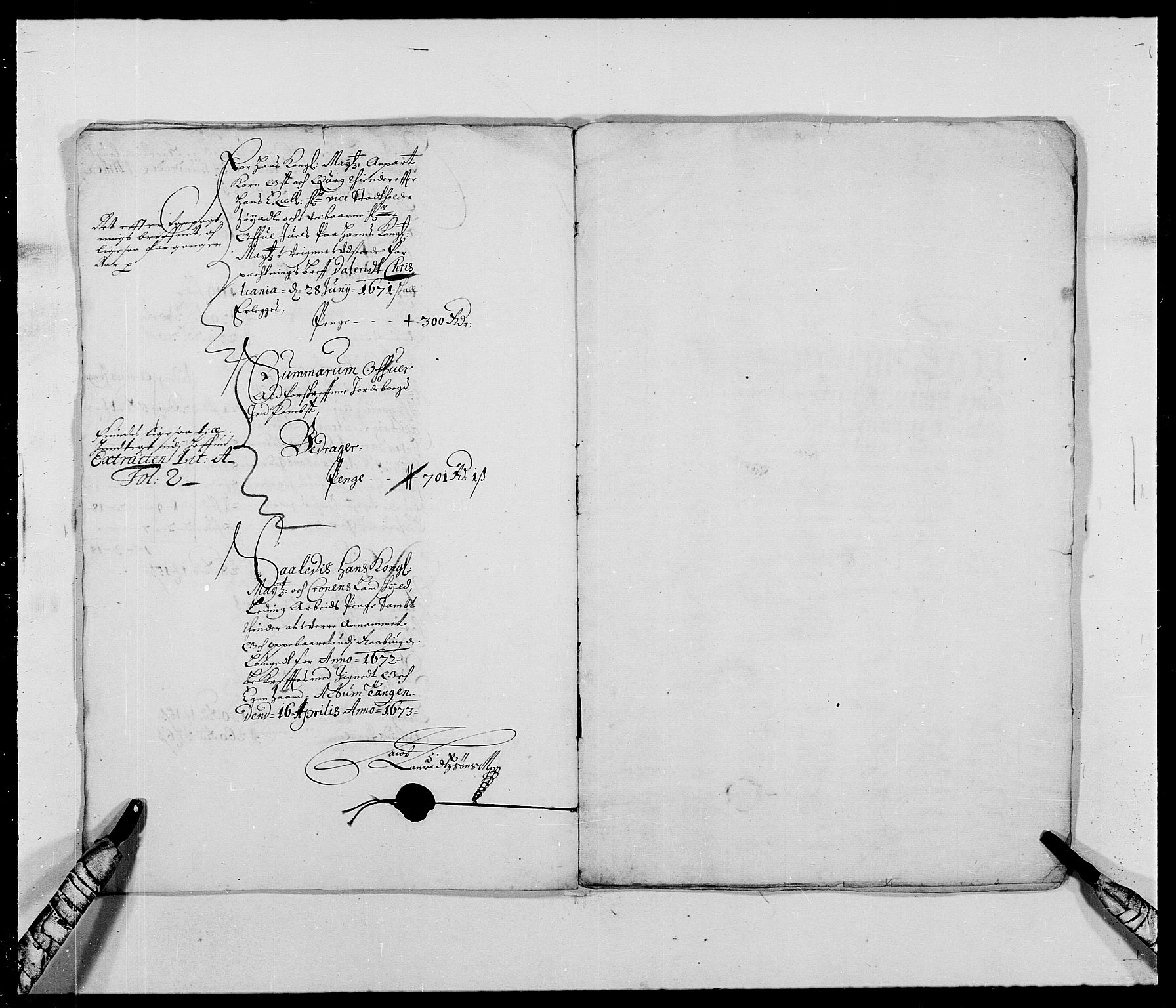 Rentekammeret inntil 1814, Reviderte regnskaper, Fogderegnskap, AV/RA-EA-4092/R40/L2433: Fogderegnskap Råbyggelag, 1671-1674, p. 100