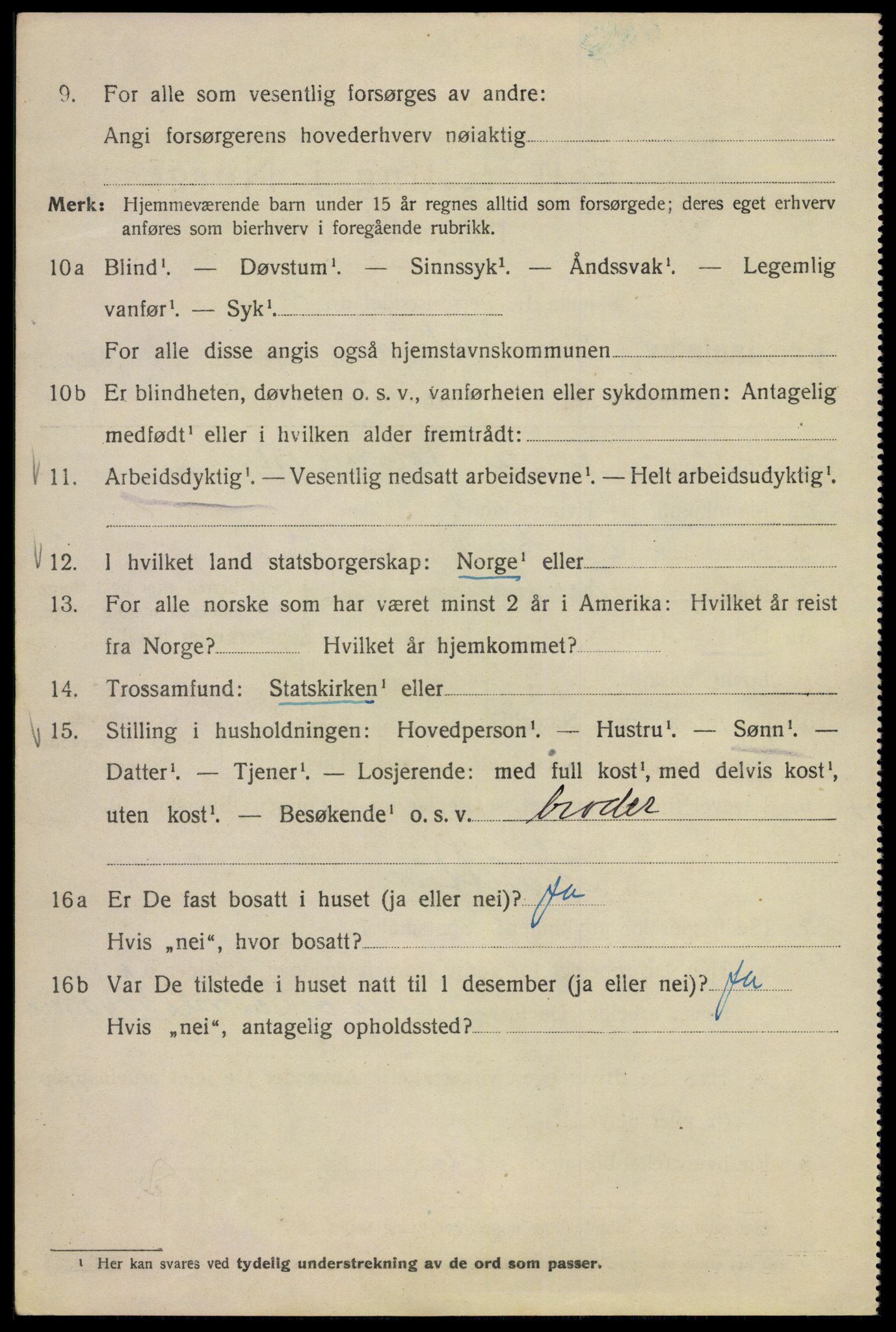 SAO, 1920 census for Kristiania, 1920, p. 658204