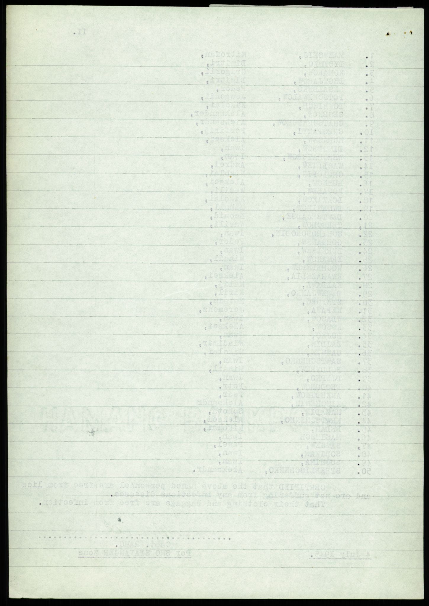 Flyktnings- og fangedirektoratet, Repatrieringskontoret, AV/RA-S-1681/D/Db/L0022: Displaced Persons (DPs) og sivile tyskere, 1945-1948, p. 511