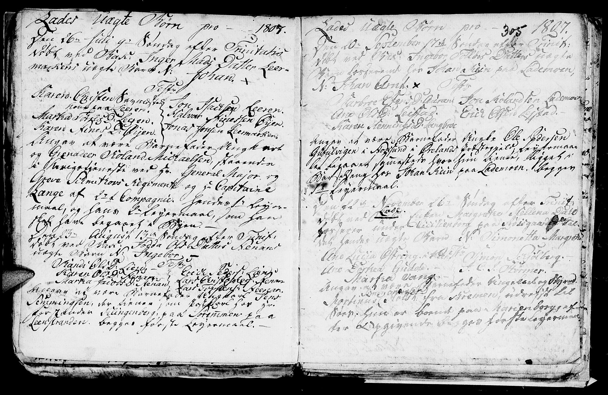Ministerialprotokoller, klokkerbøker og fødselsregistre - Sør-Trøndelag, SAT/A-1456/606/L0305: Parish register (copy) no. 606C01, 1757-1819, p. 305
