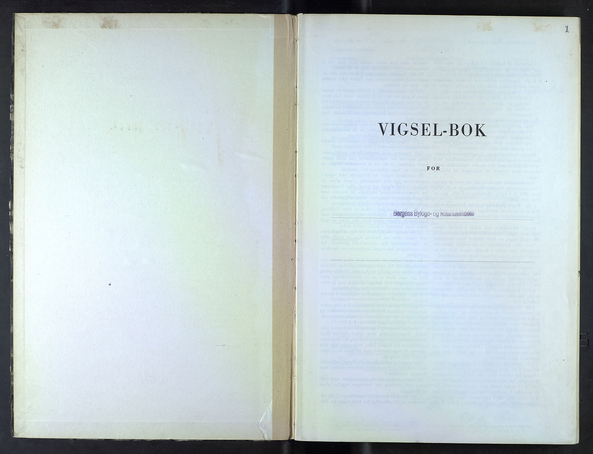 Byfogd og Byskriver i Bergen, SAB/A-3401/10/10F/L0041: Vielsesprotokoller, 1947-1948, p. 1